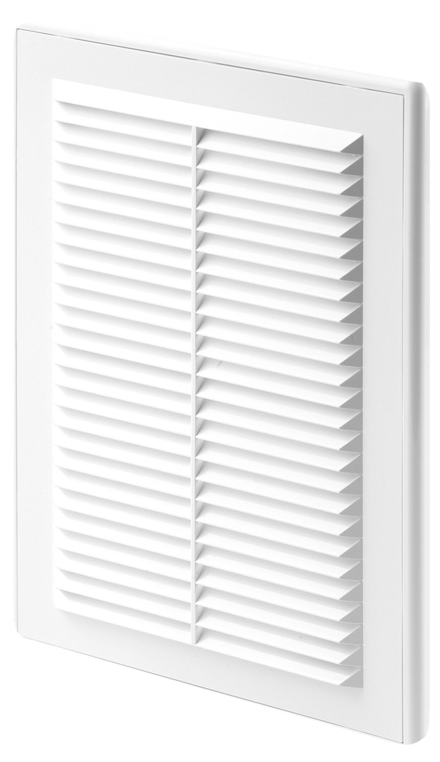 White Louvre Vent with Fly Screen, 150mm x 150mm