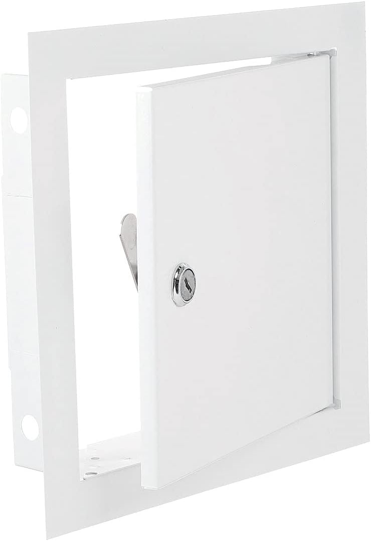 Lockable White Access Panel Service Door, 200mm x 300mm