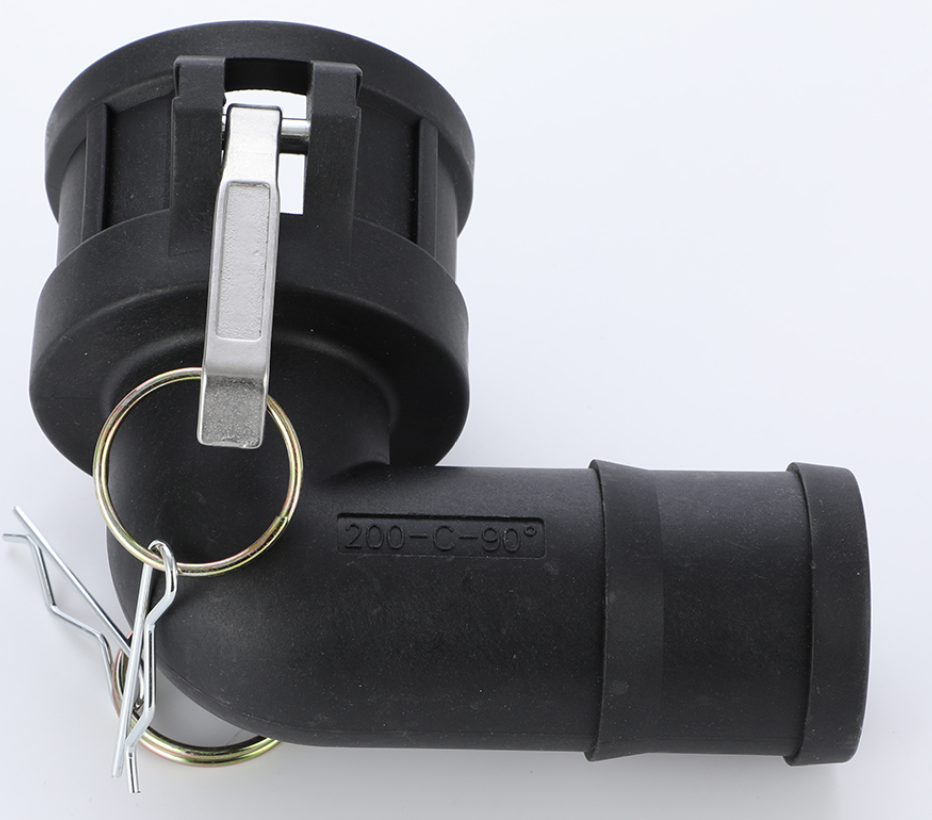 Type C Camlock Pipe Elbow Connector, 1.5"