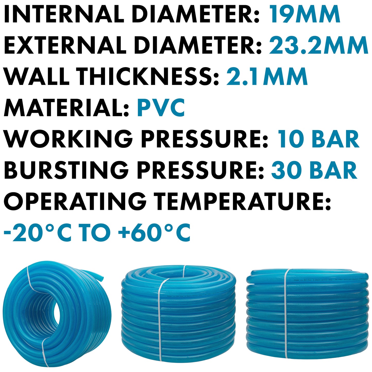 White AdBlue Fuel Nozzle with Tech Hose & S60X6 Adapter