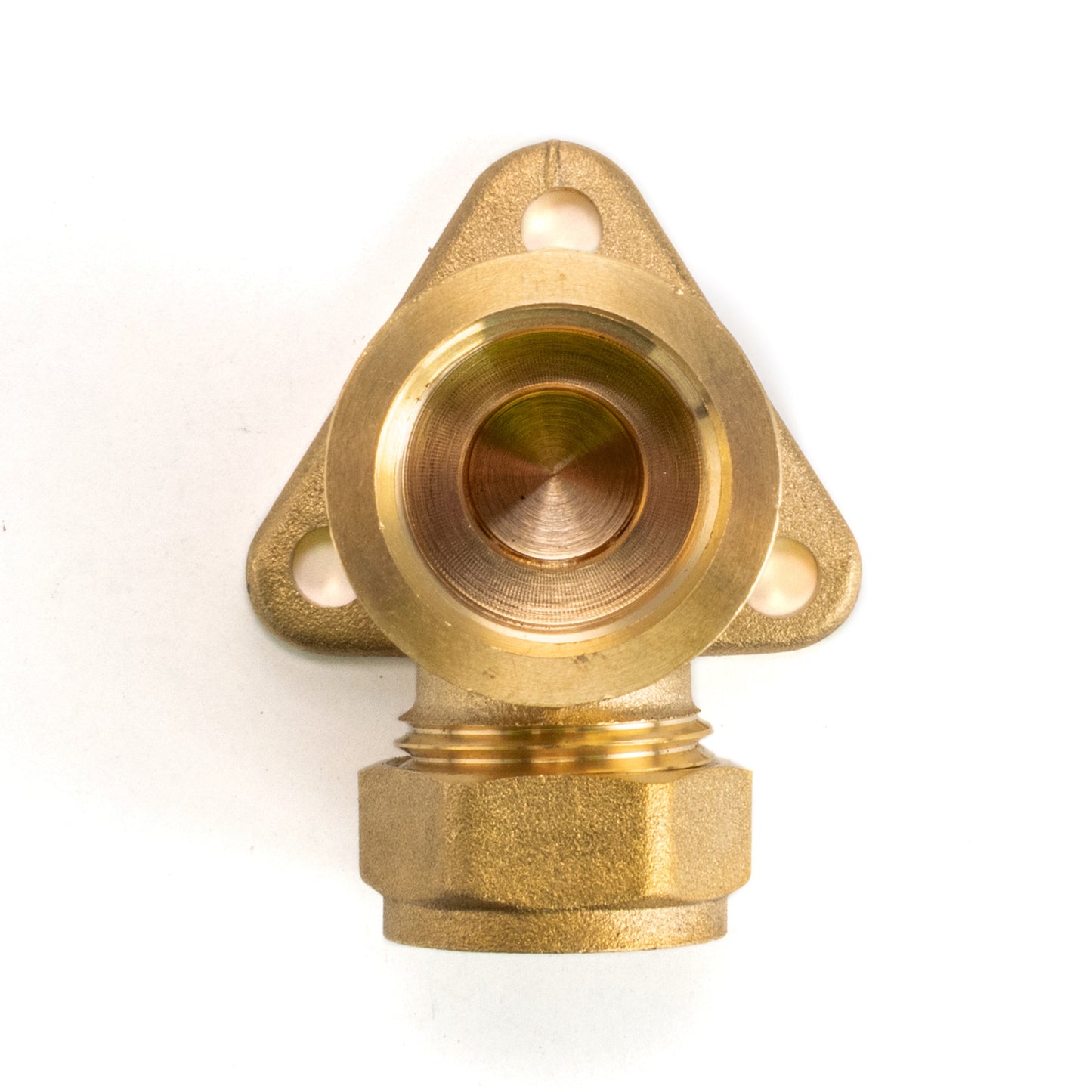 Brass Wall Flange for Copper 15mm Pipe - 1/2" BSPF