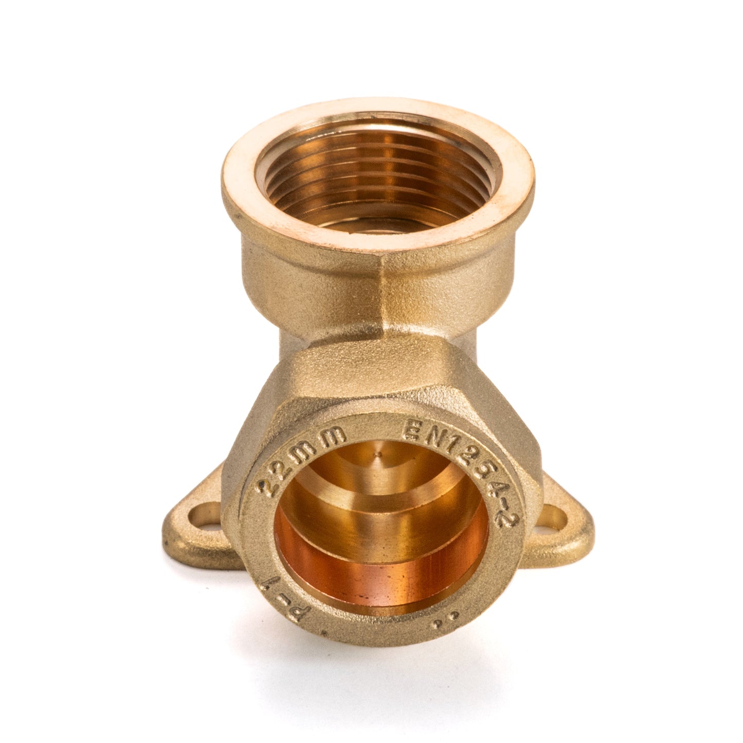 Brass Wall Flange for Copper 22mm Pipe - 3/4" BSPF