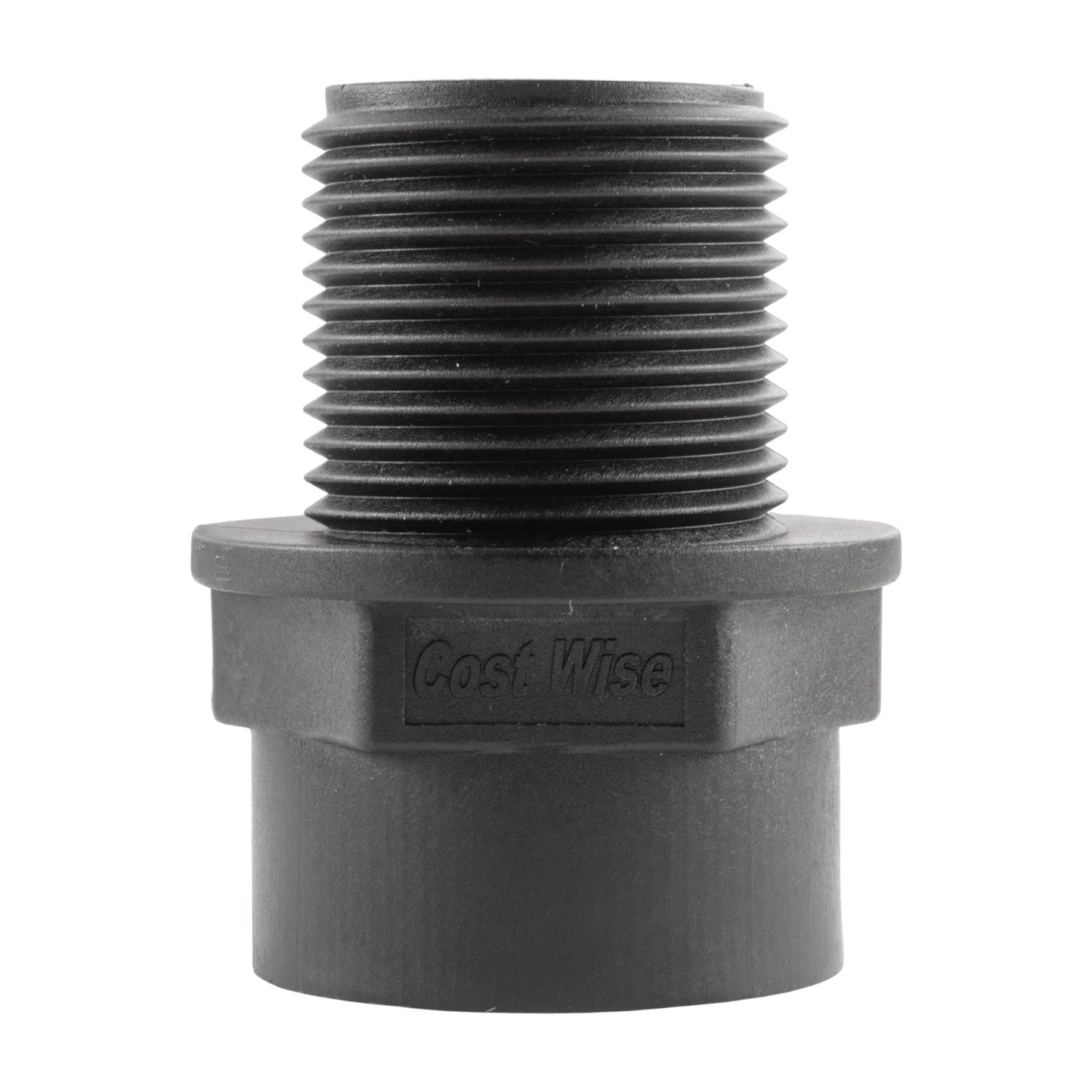 Male to Female Threaded Water Butt Tank Adapter, 1"