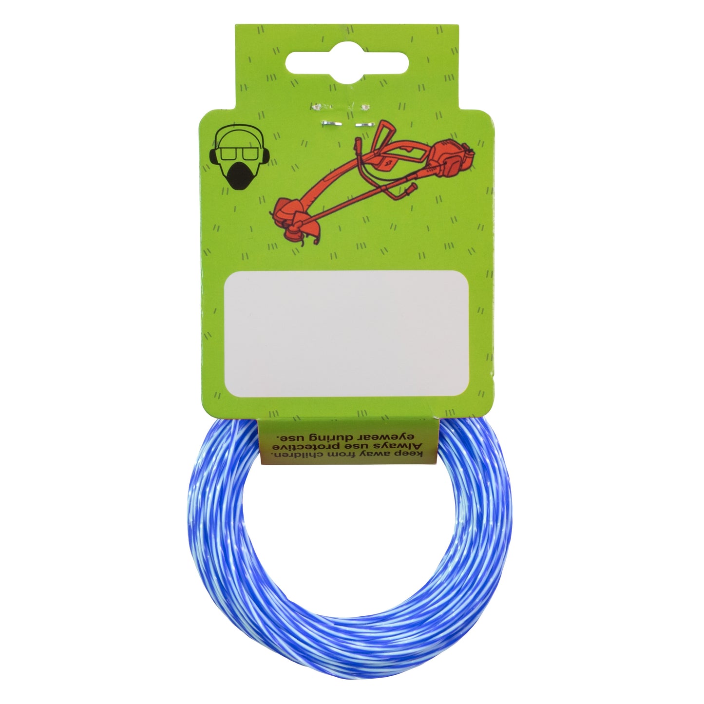 15m Dual Core Twisted Blue Chess Trimmer Line, 1.6mm