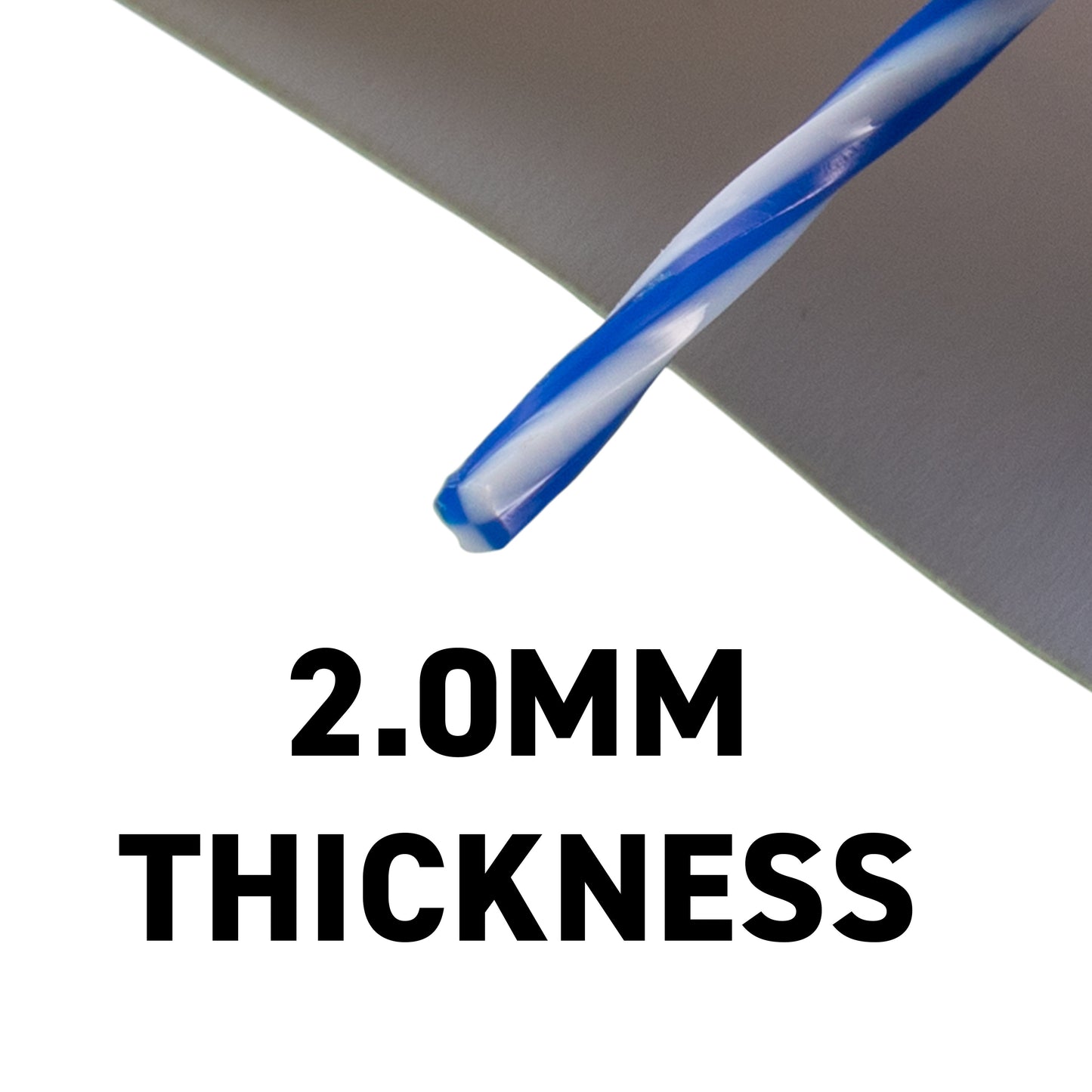 15m Dual Core Twisted Blue Chess Trimmer Line, 2mm