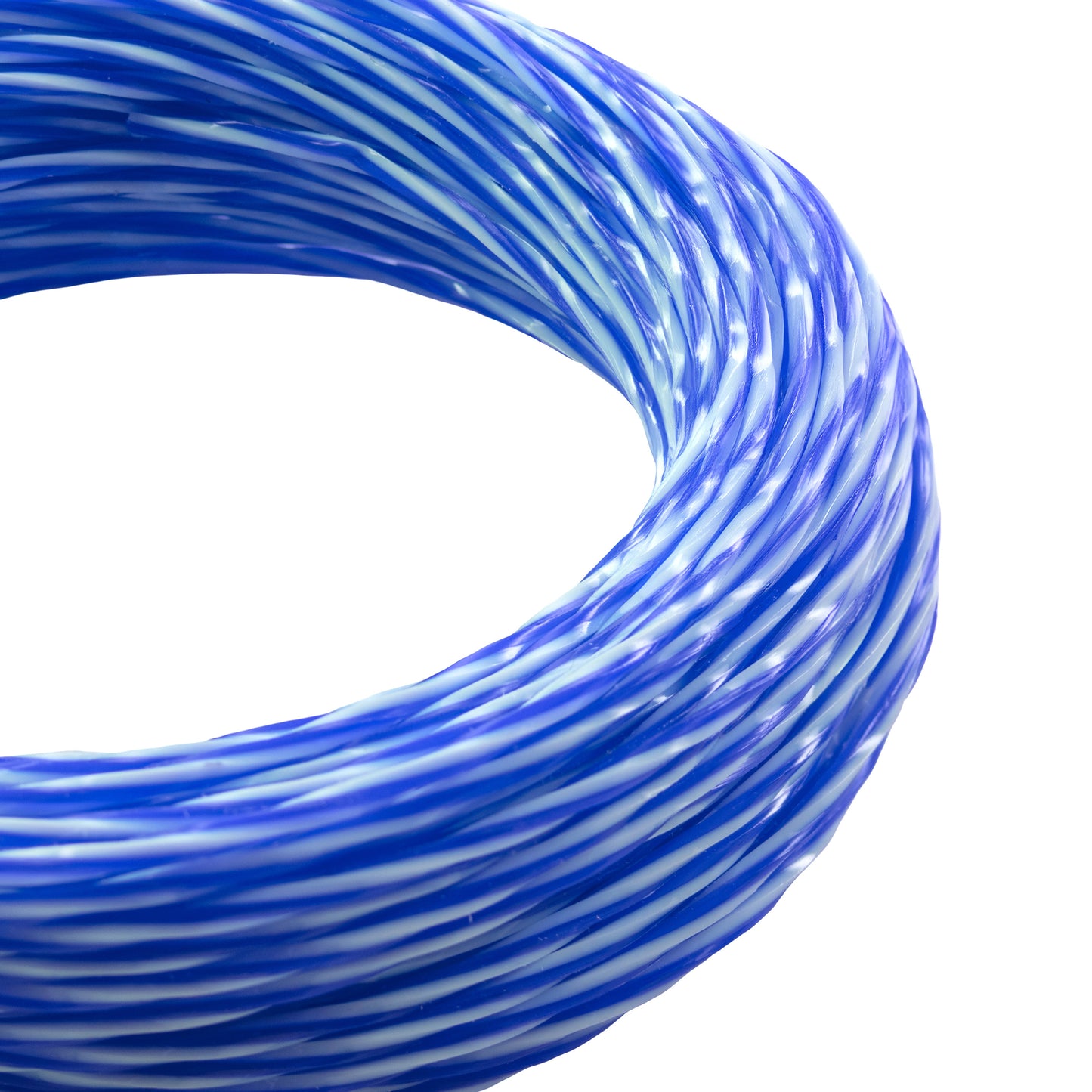 15m Dual Core Twisted Blue Chess Trimmer Line, 2mm