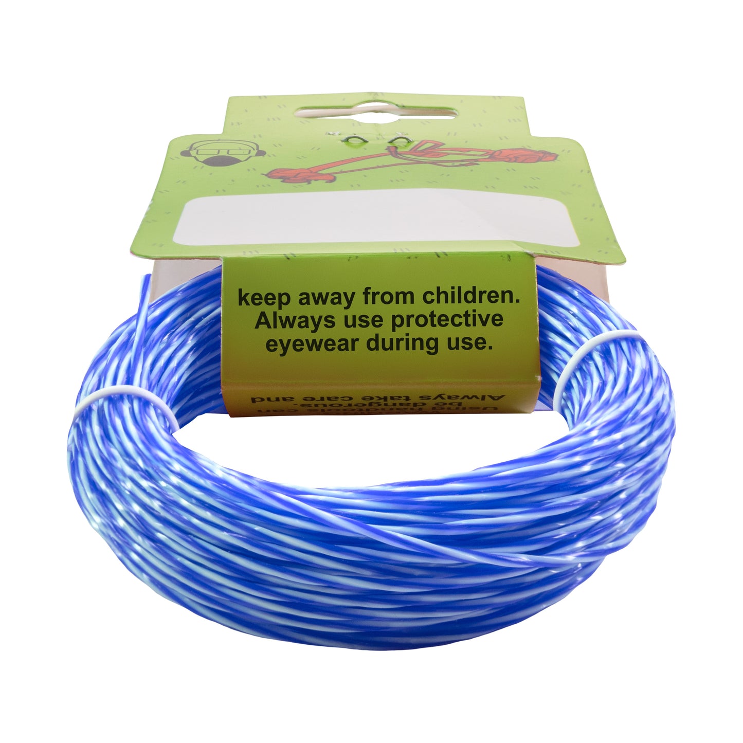 15m Dual Core Twisted Blue Chess Trimmer Line, 2mm