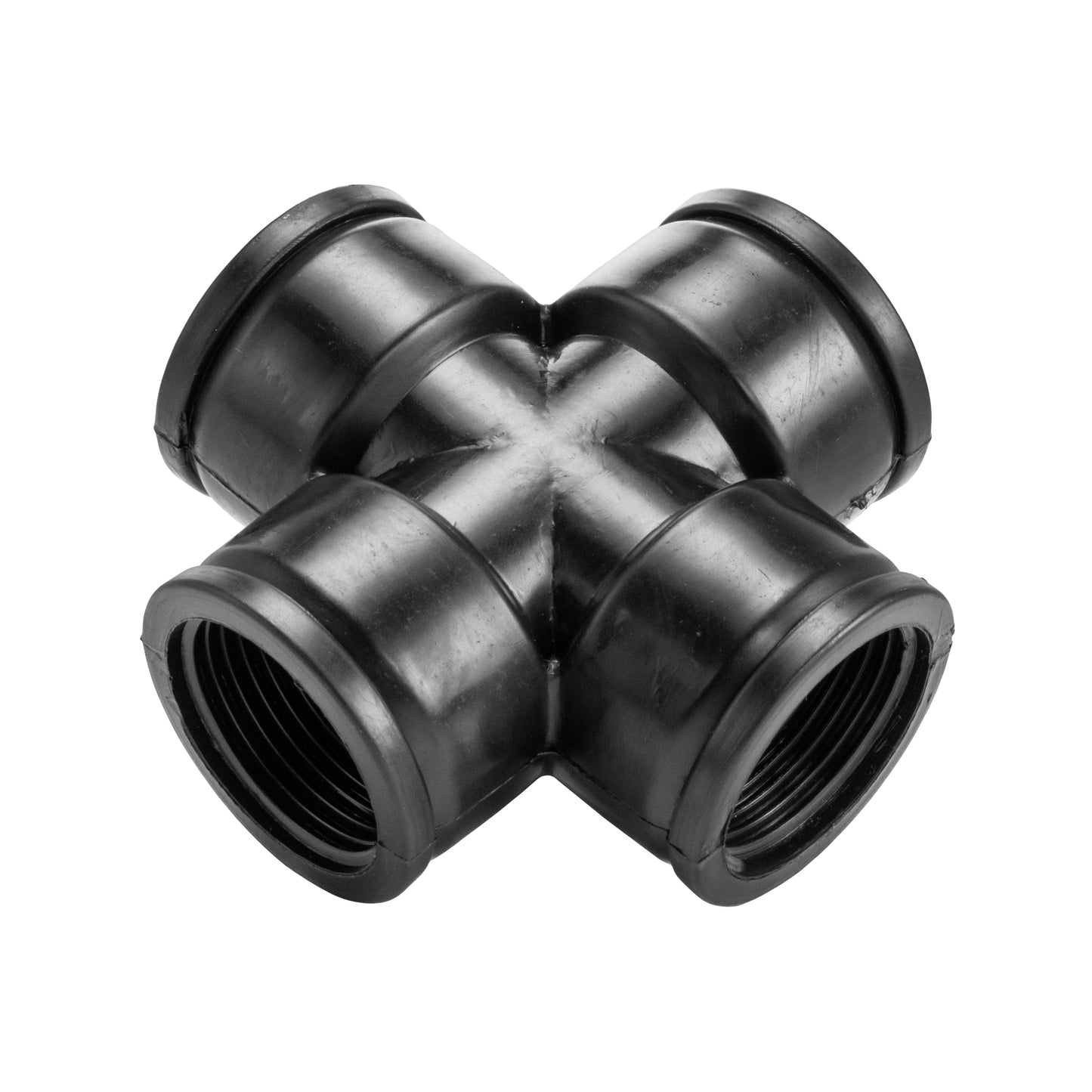 Polypropylene 4-way Female BSP Cross Splitter, 1"