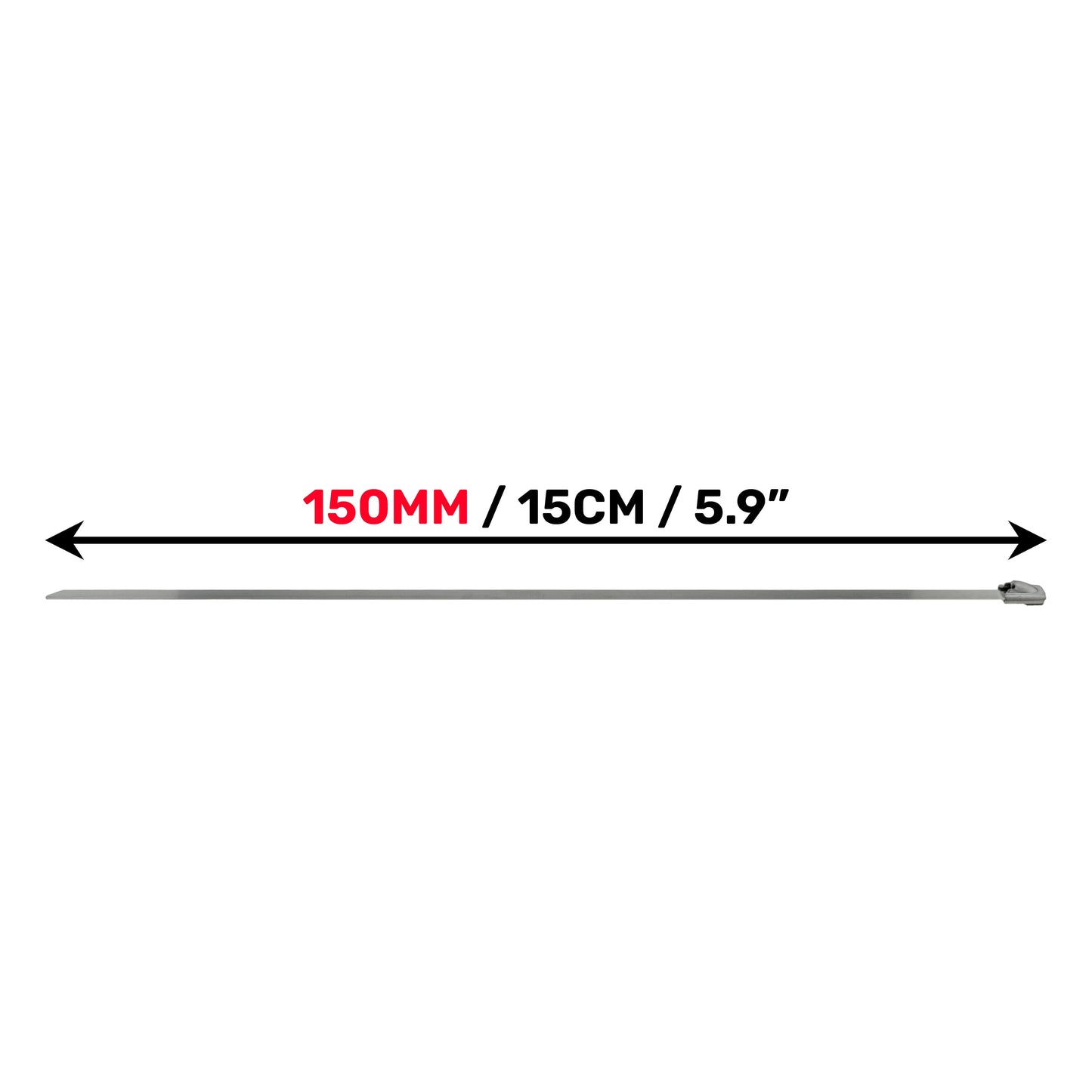 Stainless Steel Cable Ties, 4.6mm x 150mm