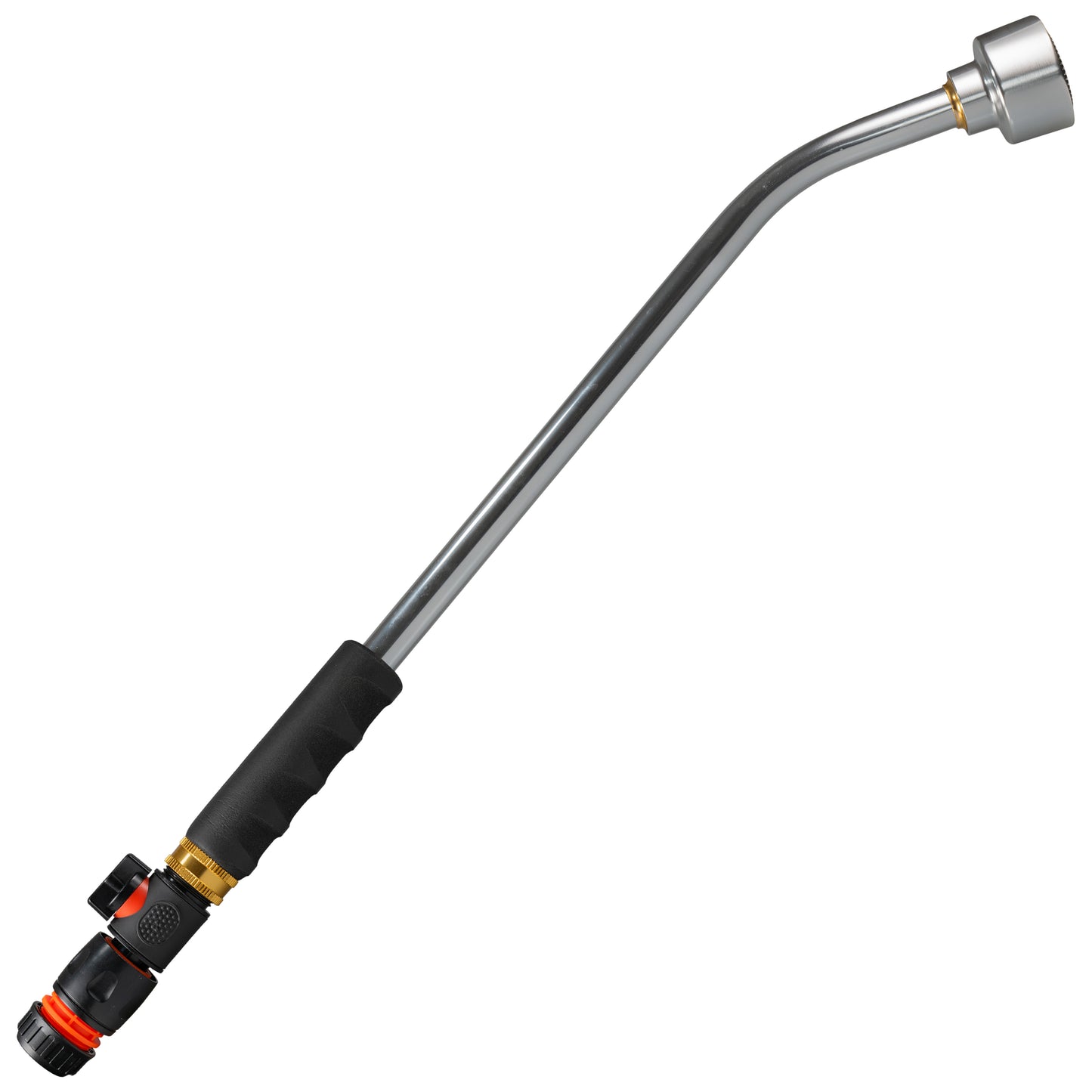 50cm Watering Lance with Rose, Plastic Valve & Hose Connector