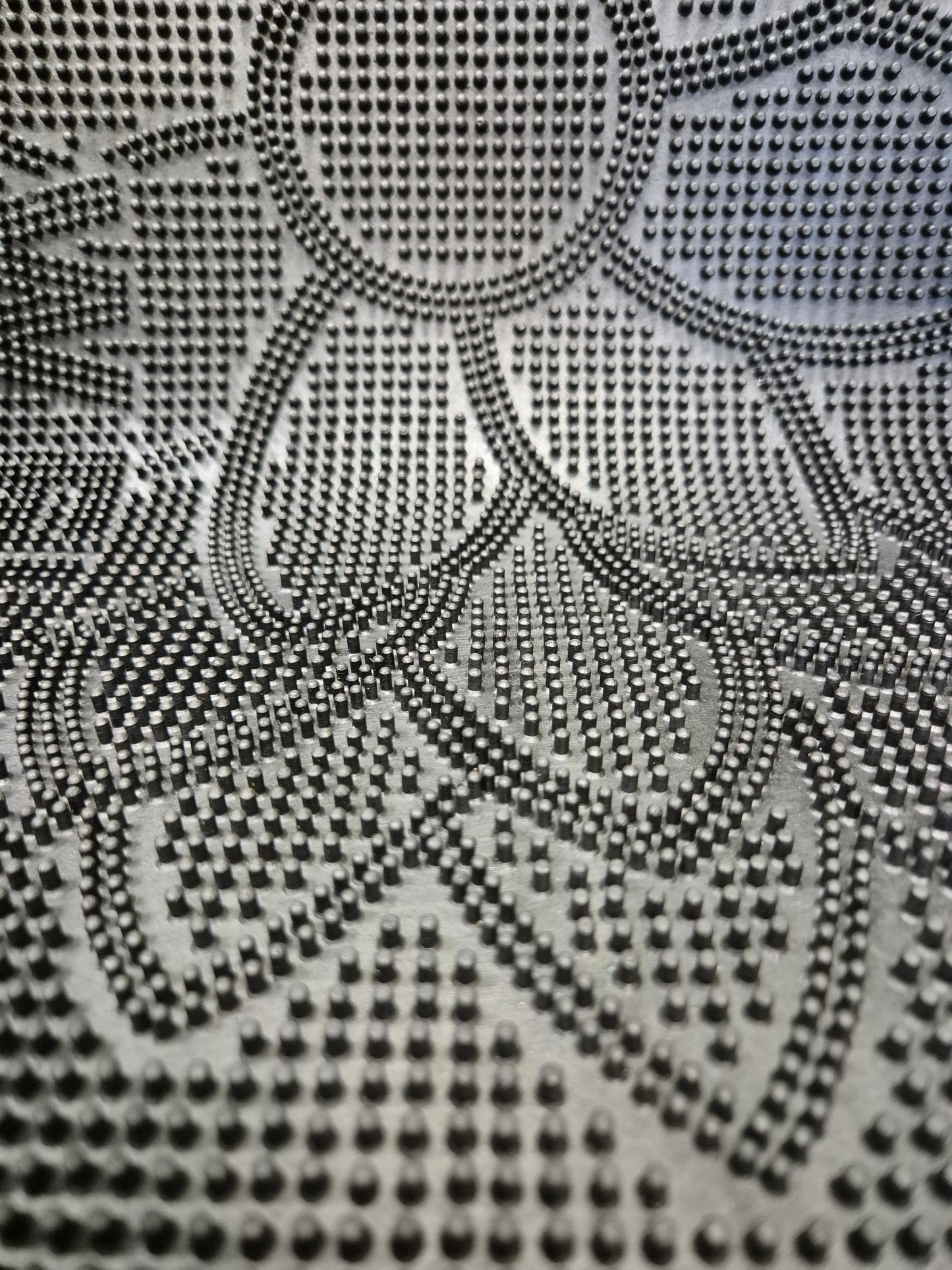 Rubber Doormat, 60cm x 40cm - 'Welcome' (Flower)