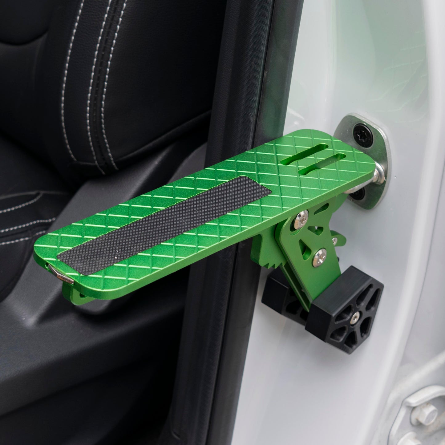 Type E Vehicle Car Door Step Up Ladder, Green