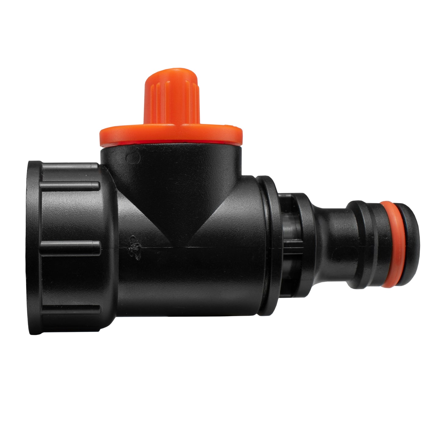 3/4" BSPF Valve with Quick Connector, Black