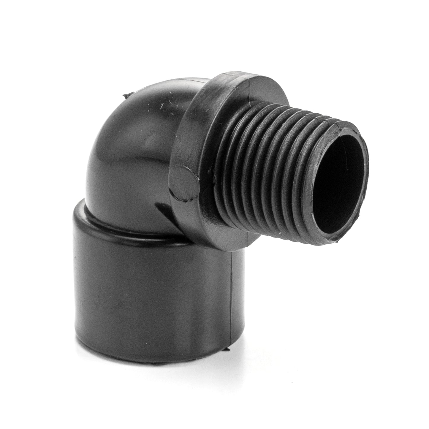 Polypropylene Male to Female BSP Threaded Elbow, 1/2"