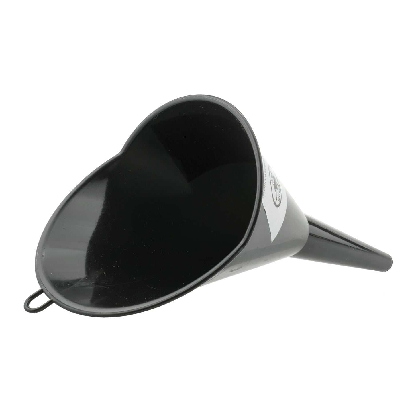 Small Vehicle Funnel with Angled Mouth, Black