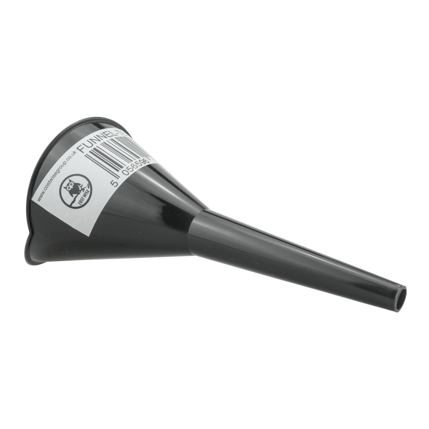 Small Vehicle Funnel with Angled Mouth, Black