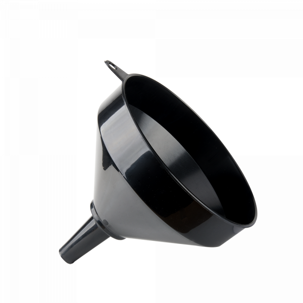 25cm (10") Wide Mouthed Fuel Funnel, Black