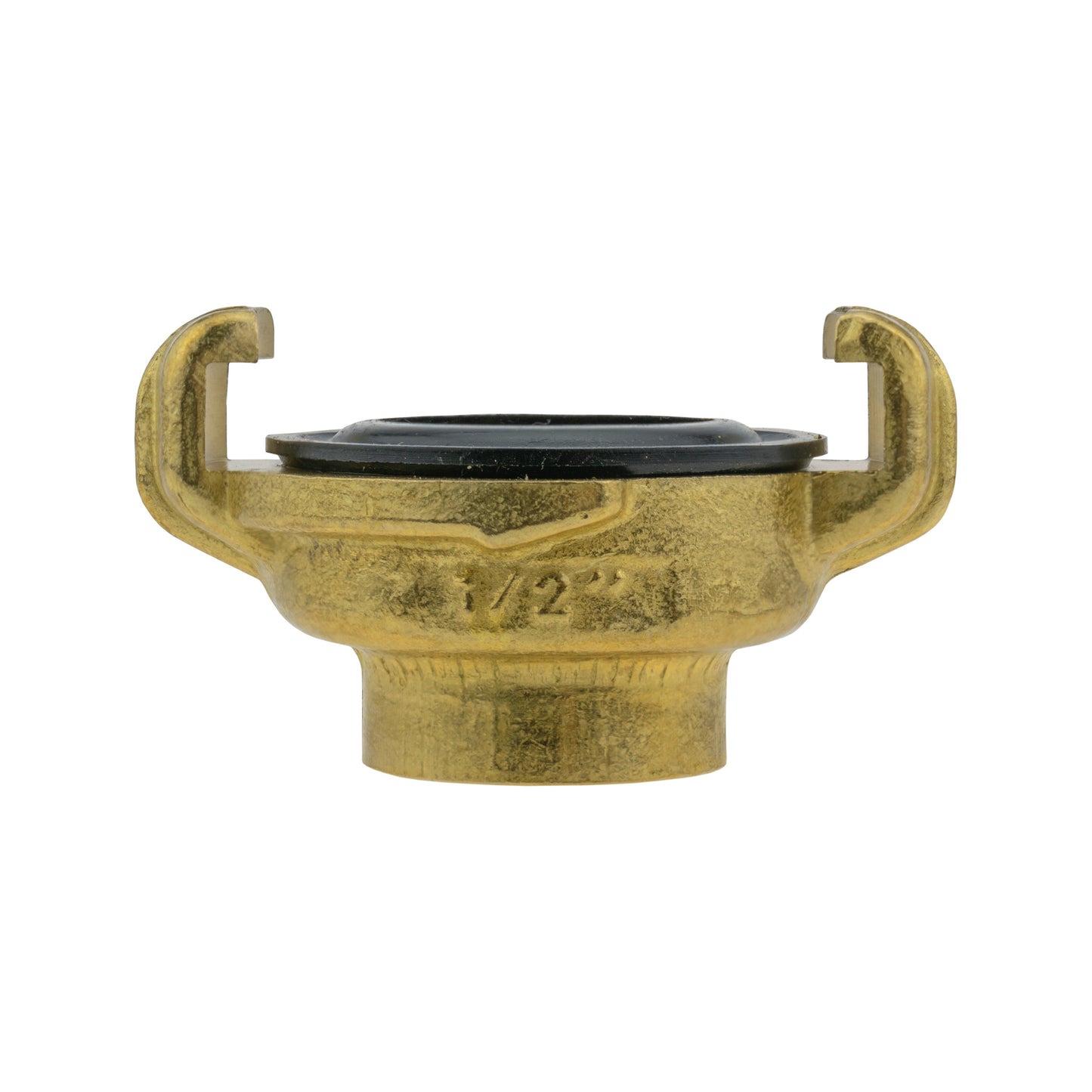 Brass GEKA Style Claw Hose Connector, 1/2" BSPF