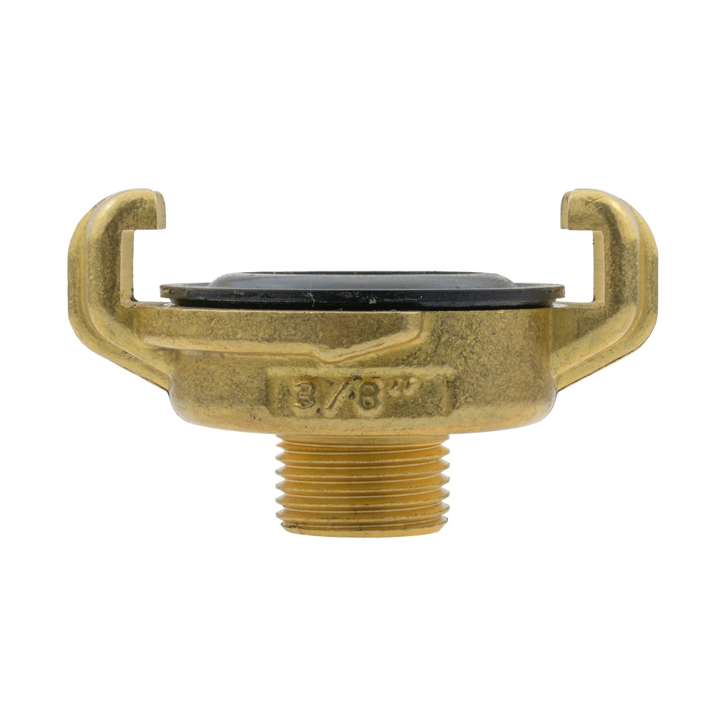 Brass GEKA Style Claw Hose Connector, 3/8" BSPM