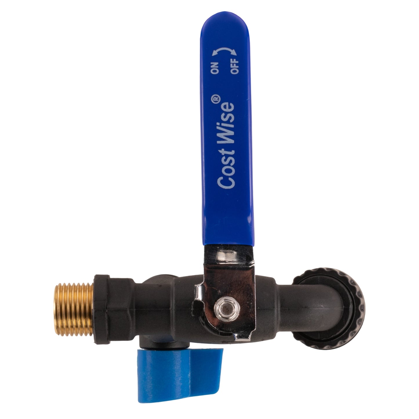 Nylon Quick Connector Dual Outlet Lever Tap, 1/2" BSP