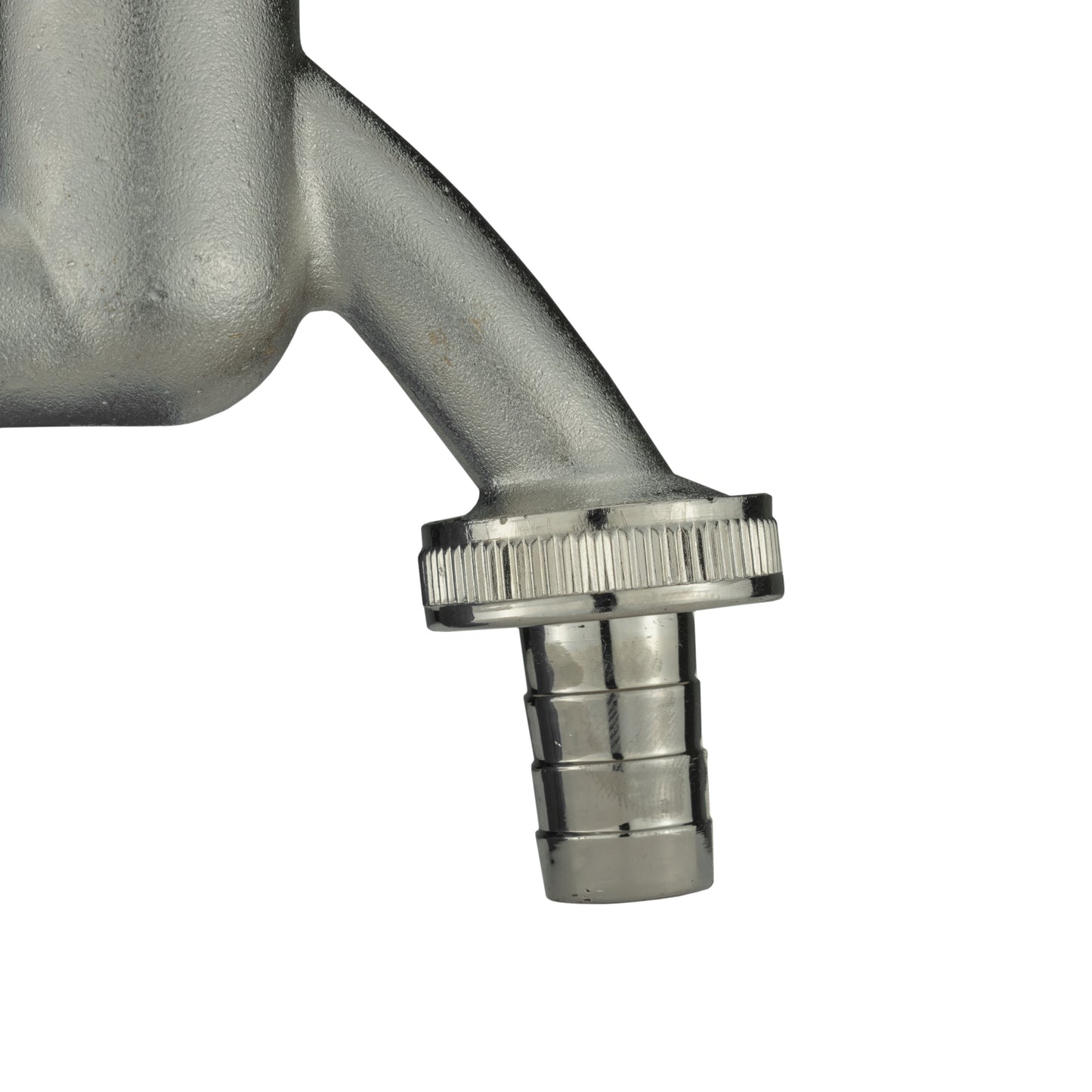 Nickel Plated Brass PP-Barb Bib Tap, 1/2" BSP