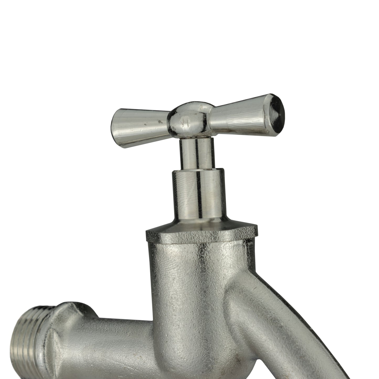 Nickel Plated Brass PP-Barb Bib Tap, 3/4" BSP