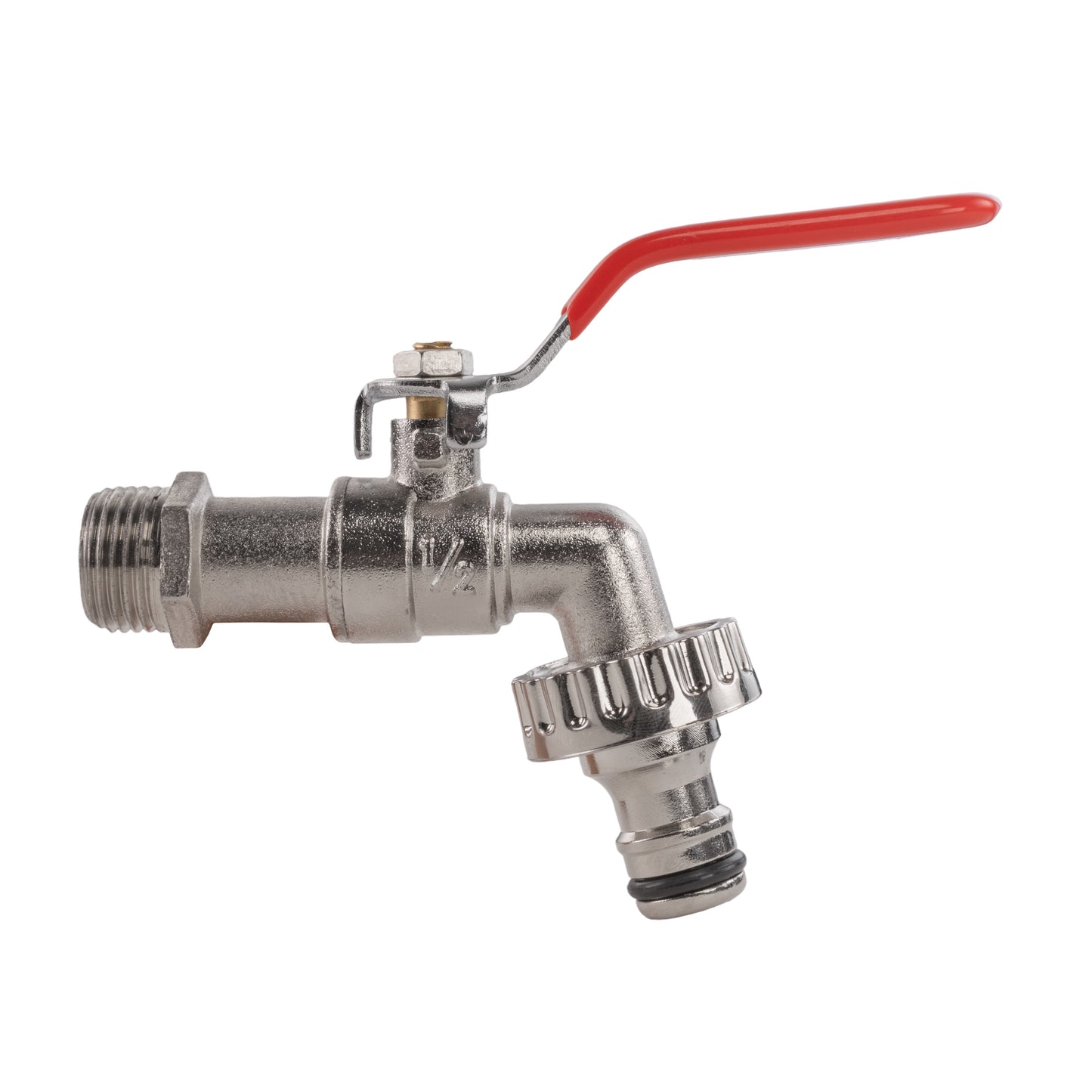 BSP Brass Garden Lever Taps with Barbed, Geka or Quick Connector Outlet