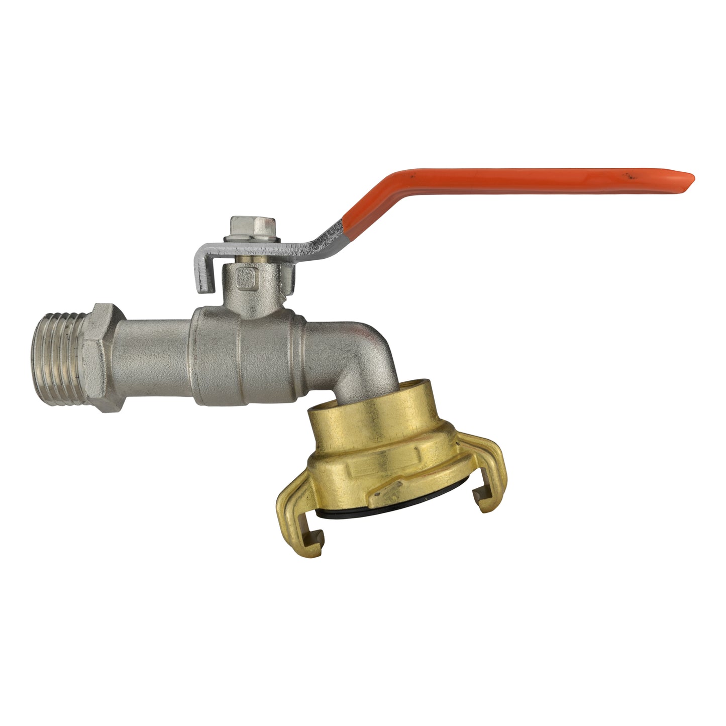 BSP Brass Garden Lever Taps with Barbed, Geka or Quick Connector Outlet