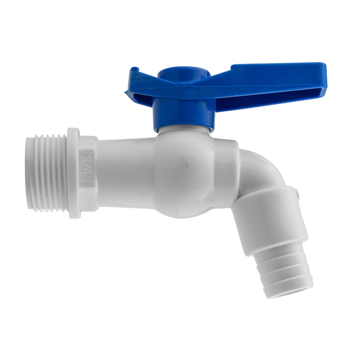 Plastic Water Butt Tap 3/4" BSP Quick Connect or Barbed Outlet