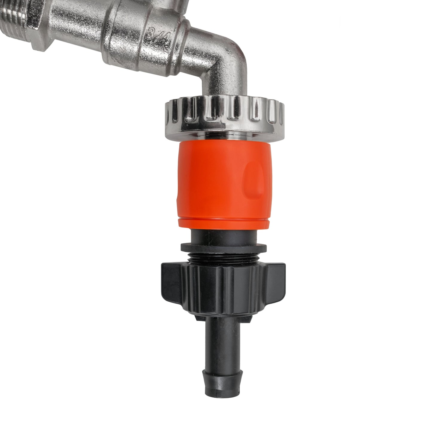 Irrigation 1/2" Barb to Female Hosepipe Quick Connector, Black