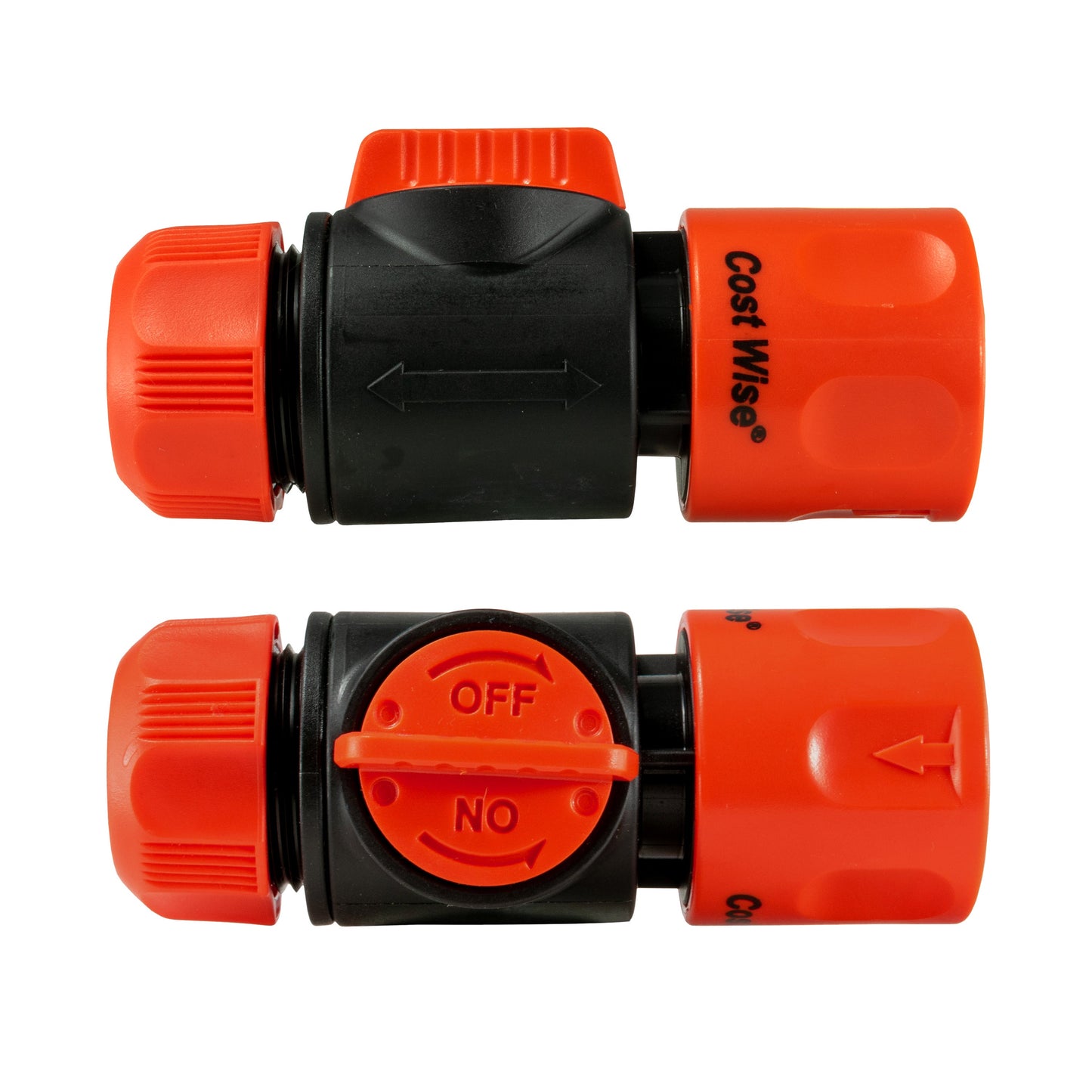 Female Hosepipe to Quick Connector Valve, Black