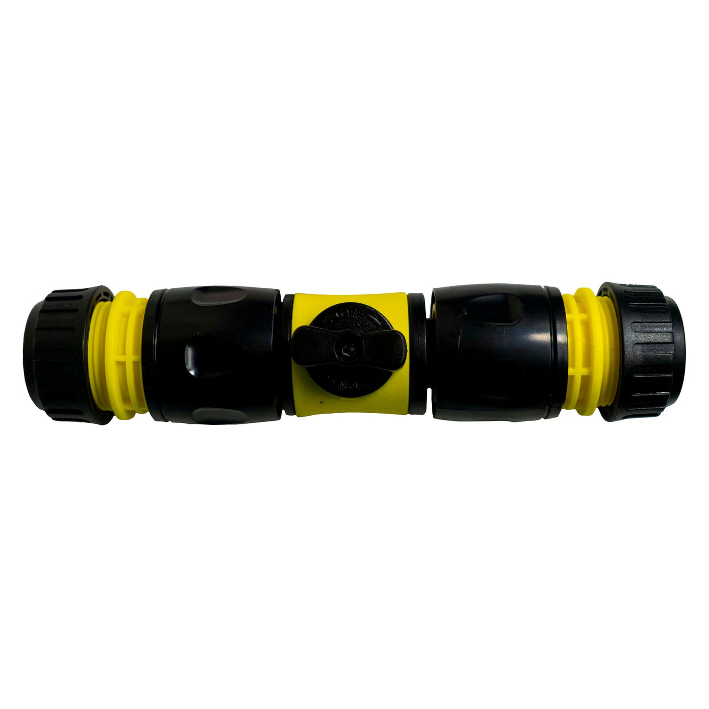 In-Line Valve with Quick Connectors - 6 Piece Set, Yellow
