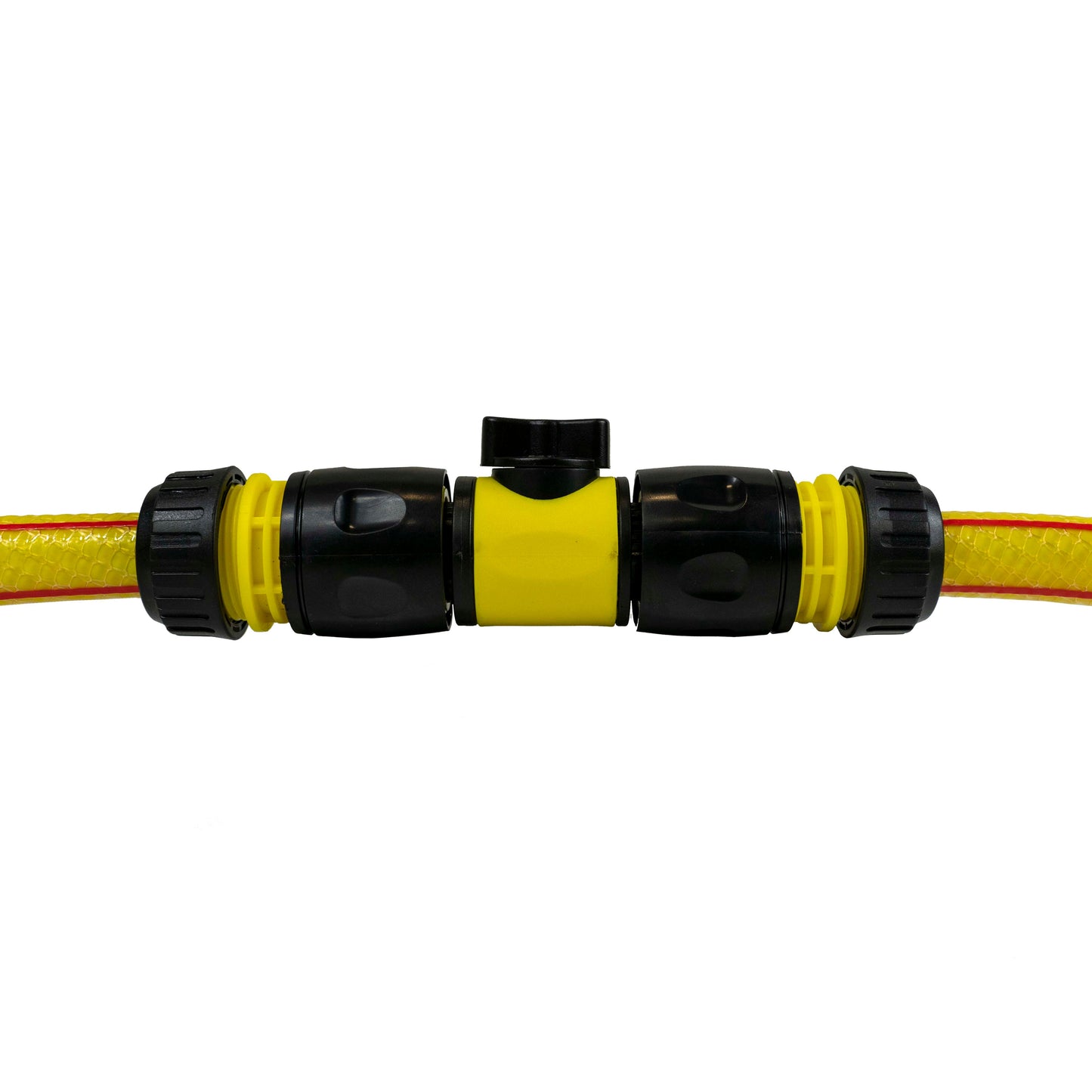 In-Line Valve with Quick Connectors - 6 Piece Set, Yellow
