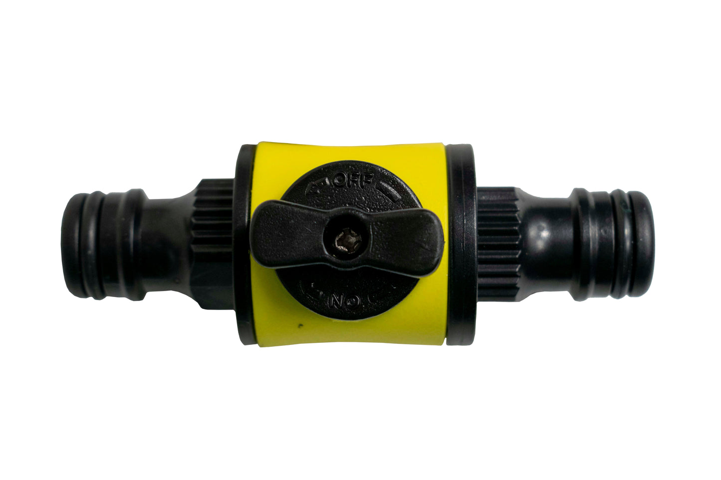 In-Line Valve with Quick Connectors - 6 Piece Set, Yellow