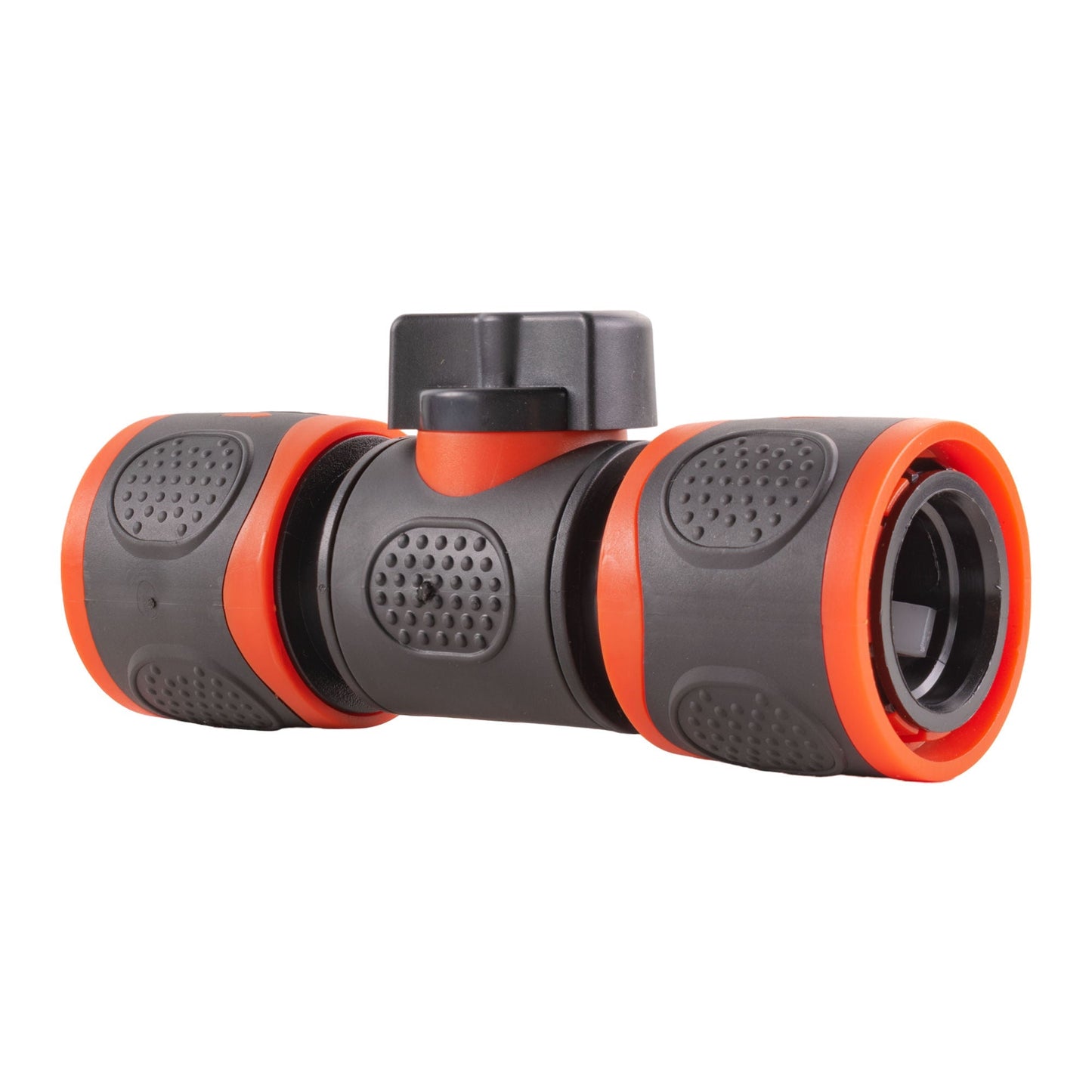 Female Quick Connector Valve, Soft Touch Black
