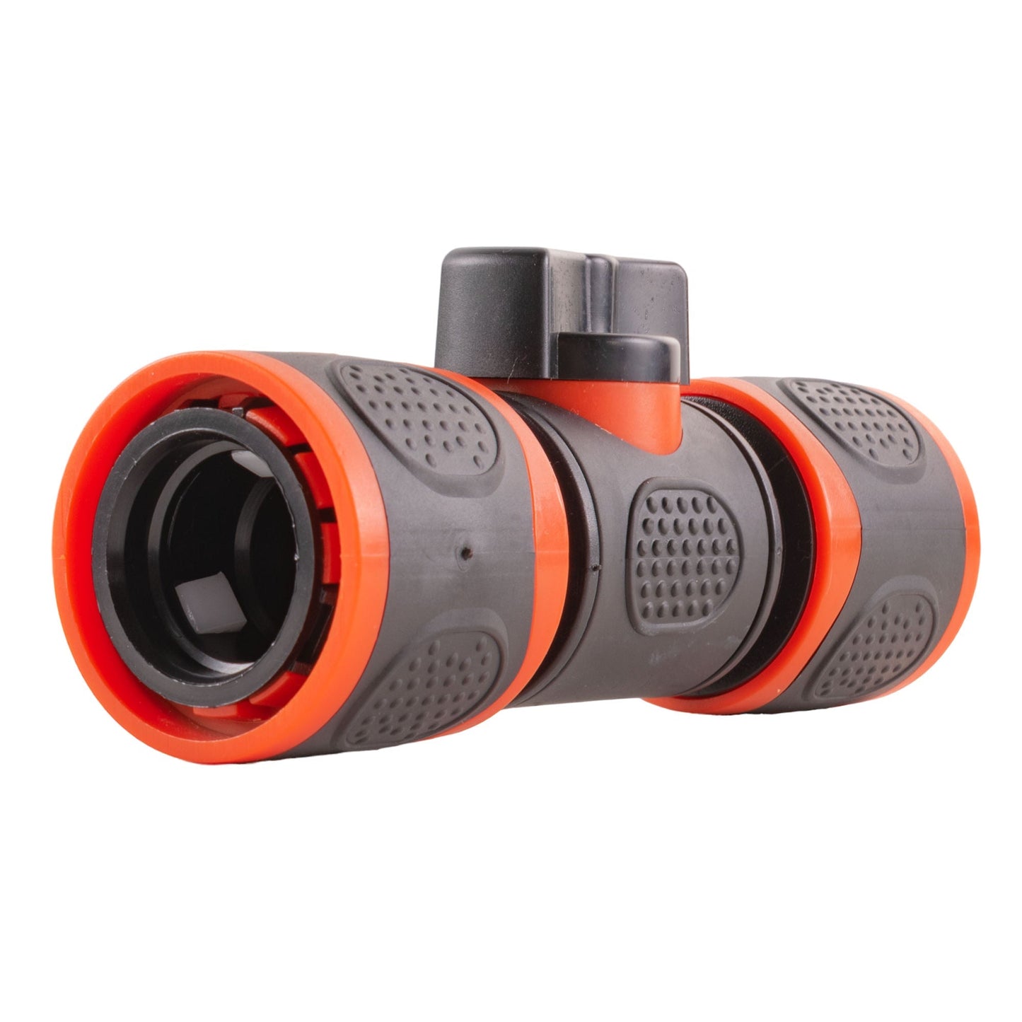 Female Quick Connector Valve, Soft Touch Black