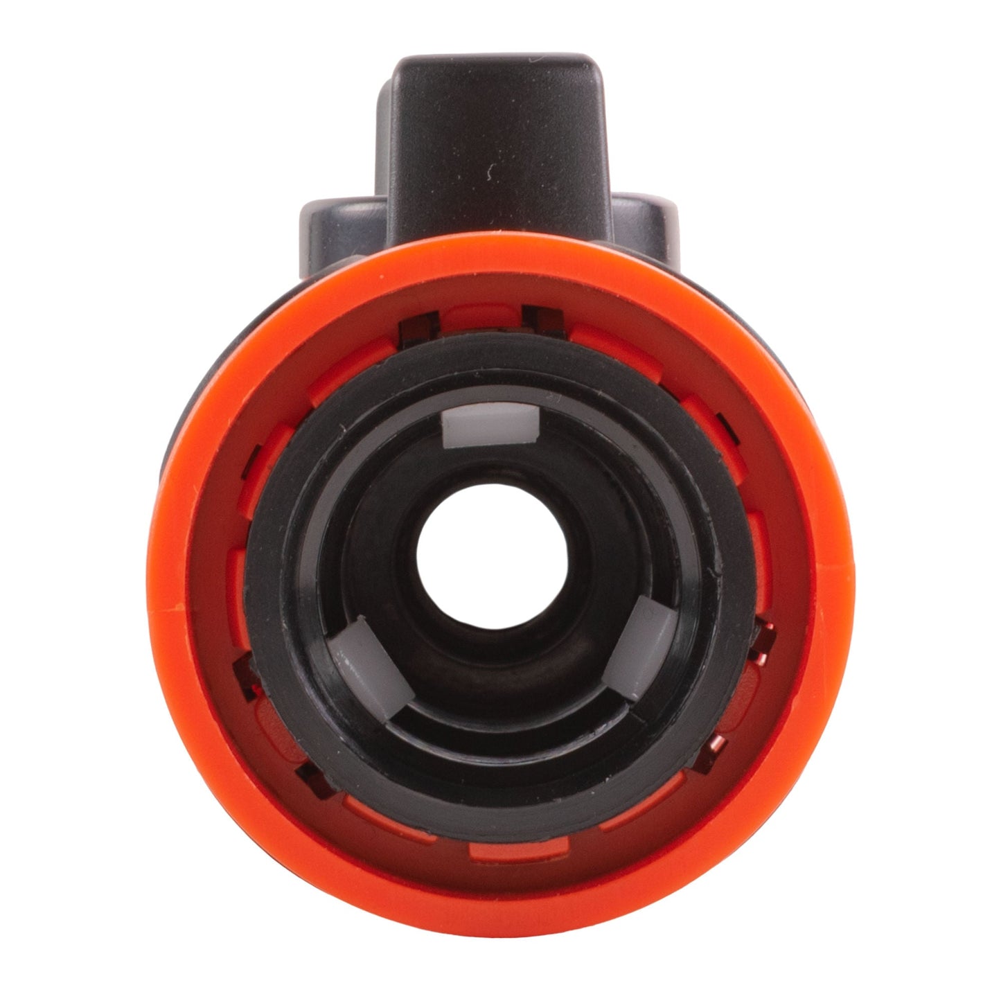 Female Quick Connector Valve, Soft Touch Black