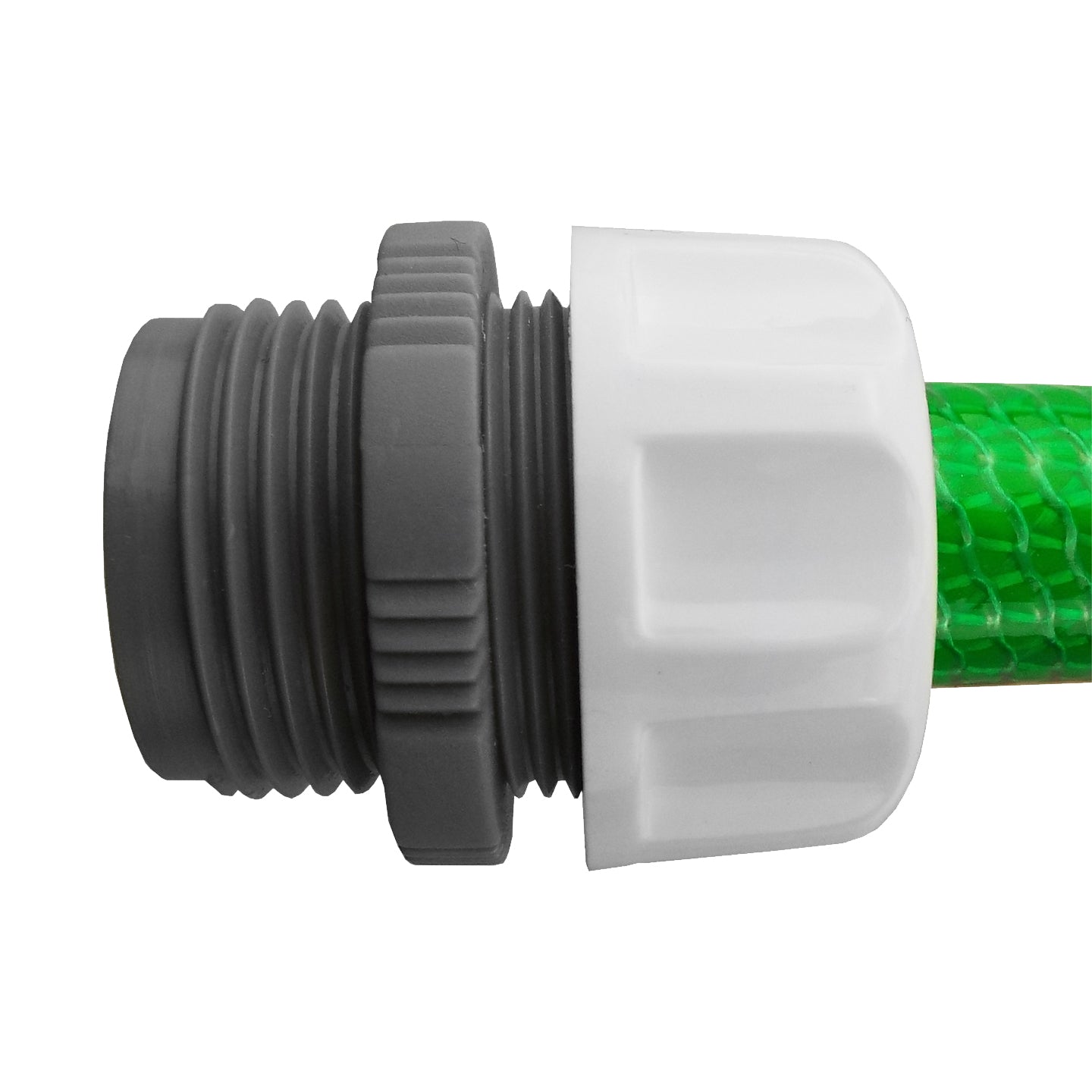 Hose Mender with 3/4"BSPM Thread, Grey