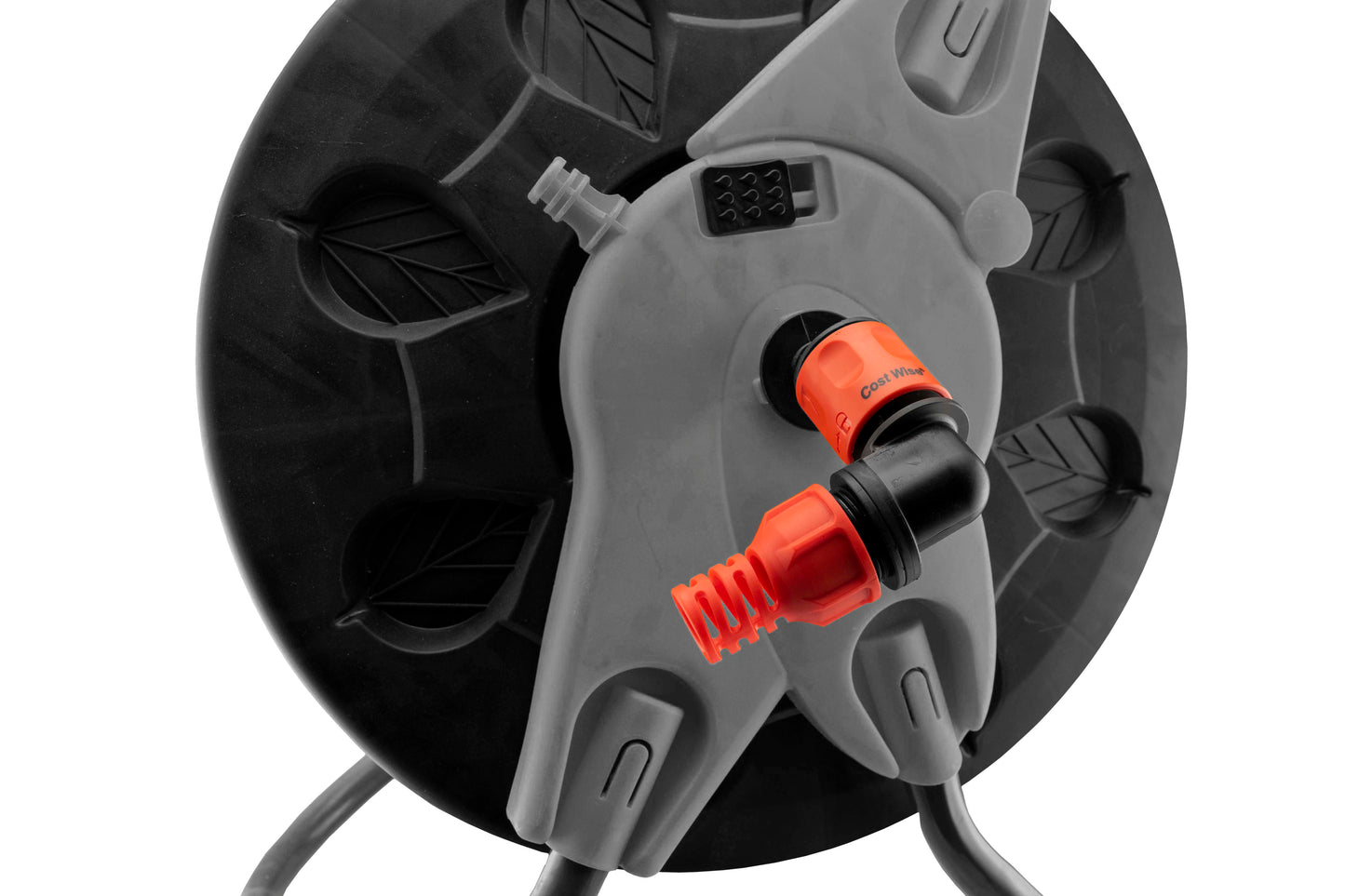 Hose Cart Elbow Connection Set with Royal Green Hose, 1/2"