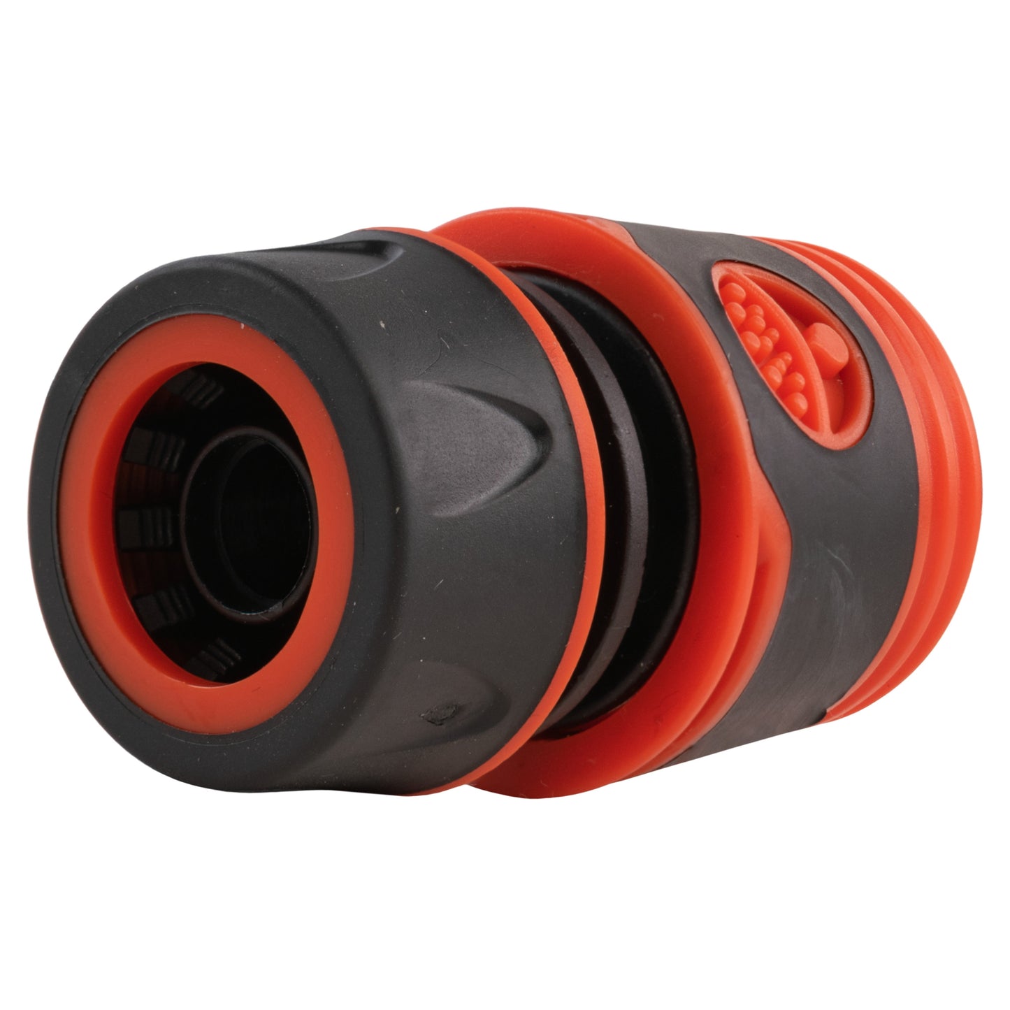 1/2" Female Hose Connector, Soft Touch Black