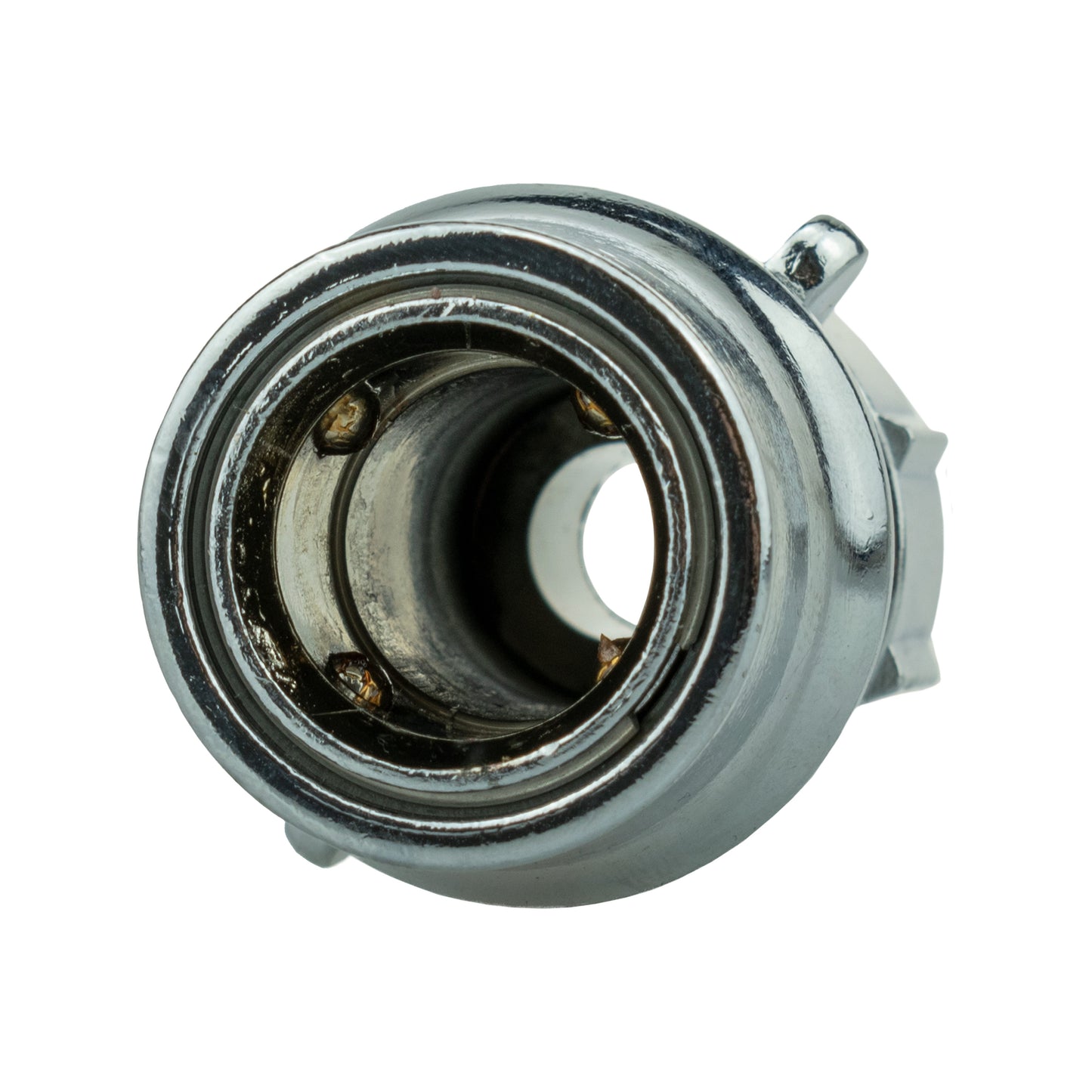 1/2" Female Hose Connector, Zinc Chrome