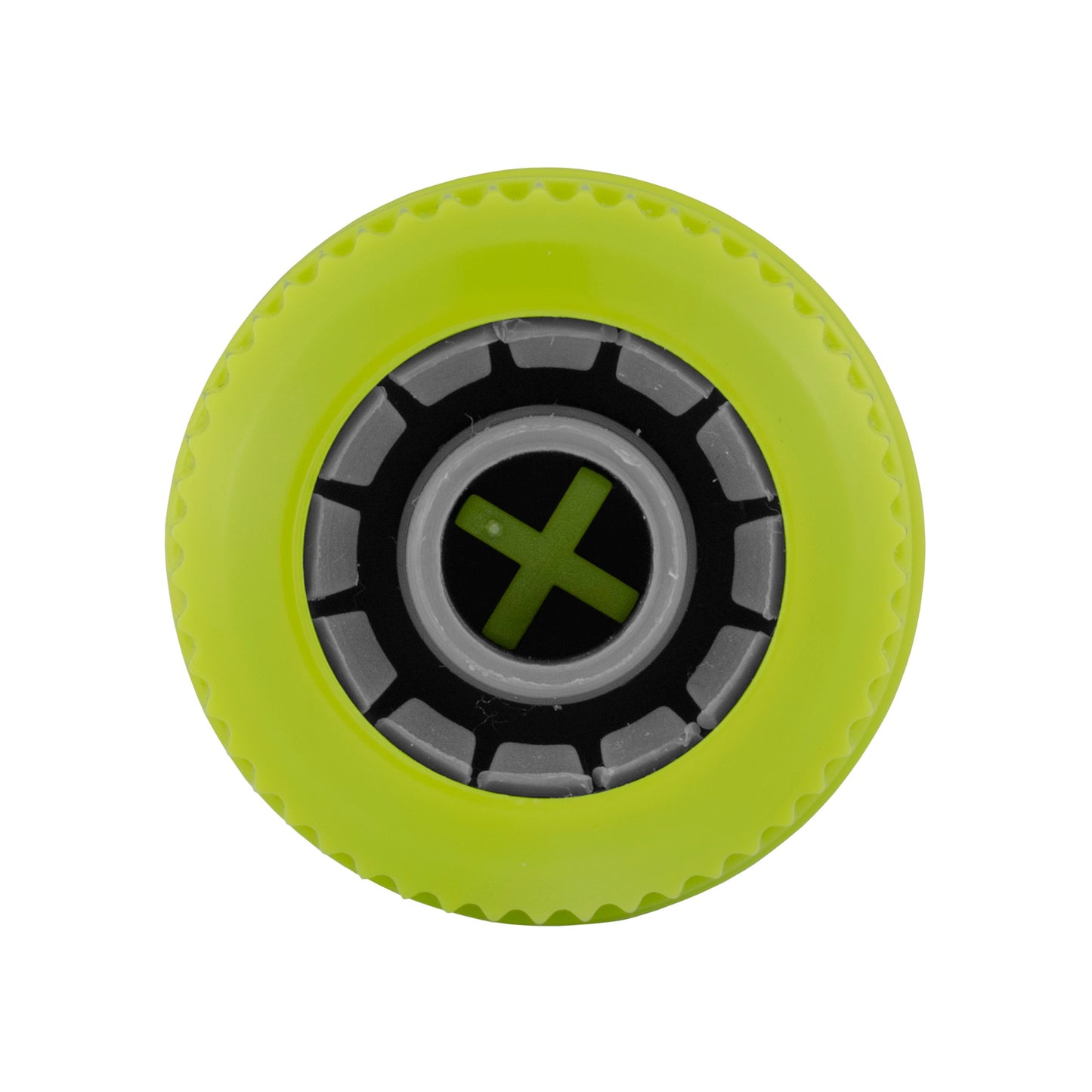 1/2" Female Hose Connector With Stop, Lime