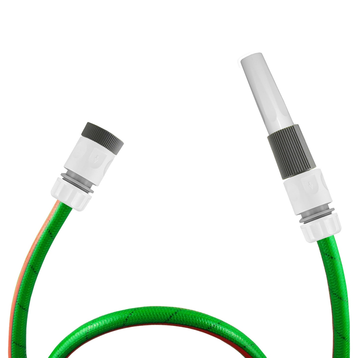 Hose Connectors Set with Nozzle, Grey