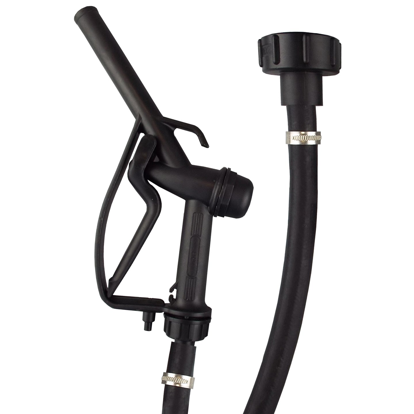 Fuel Nozzle with 1” R6 Rubber Hose & S60X6 Adapter