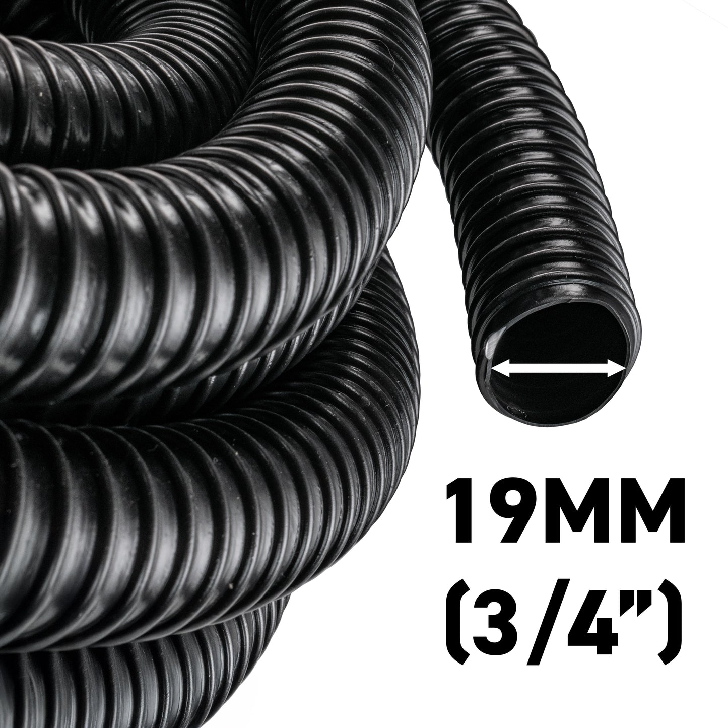 19mm (3/4") Flexible Corrugated Pipe