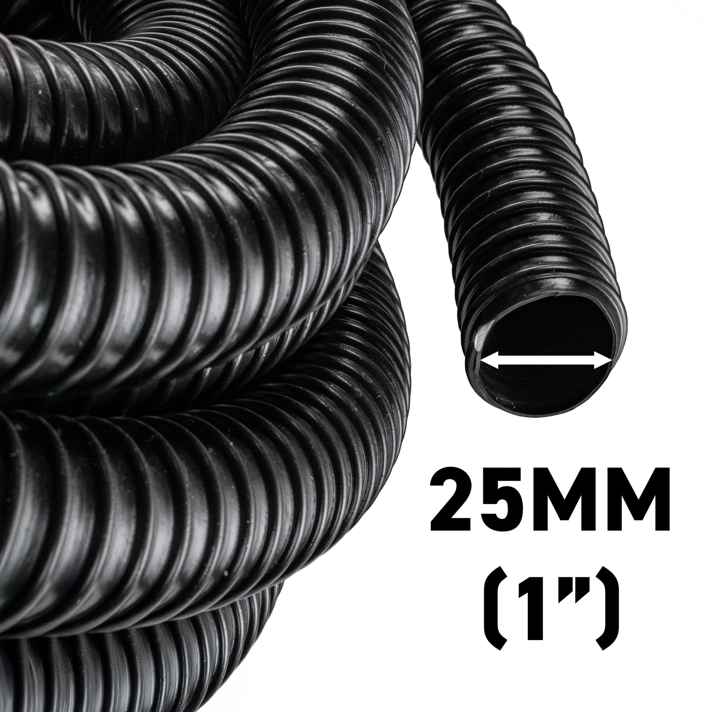 25mm (1") Flexible Corrugated Pipe