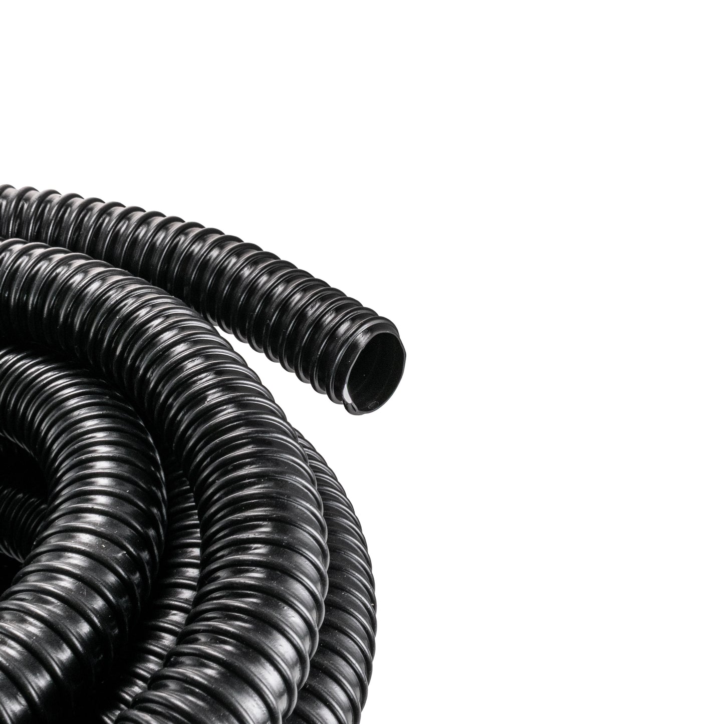 38MM (1.5") BLACK CORRUGATED FLEXIBLE POND HOSE PUMP GARDEN PIPE FISH MARINE