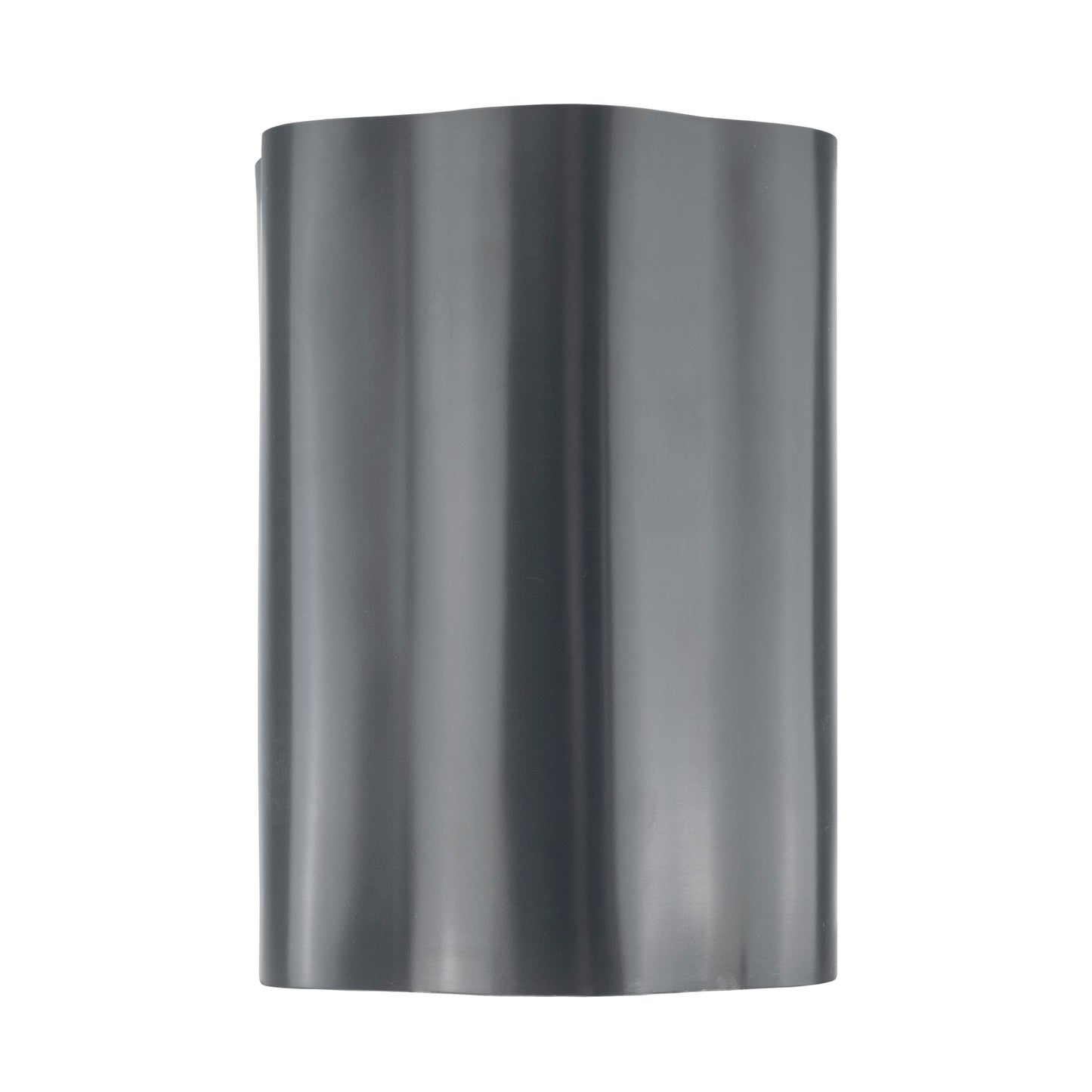 Dark Grey Crinkled Flexible Lawn Edging, 20cm Height