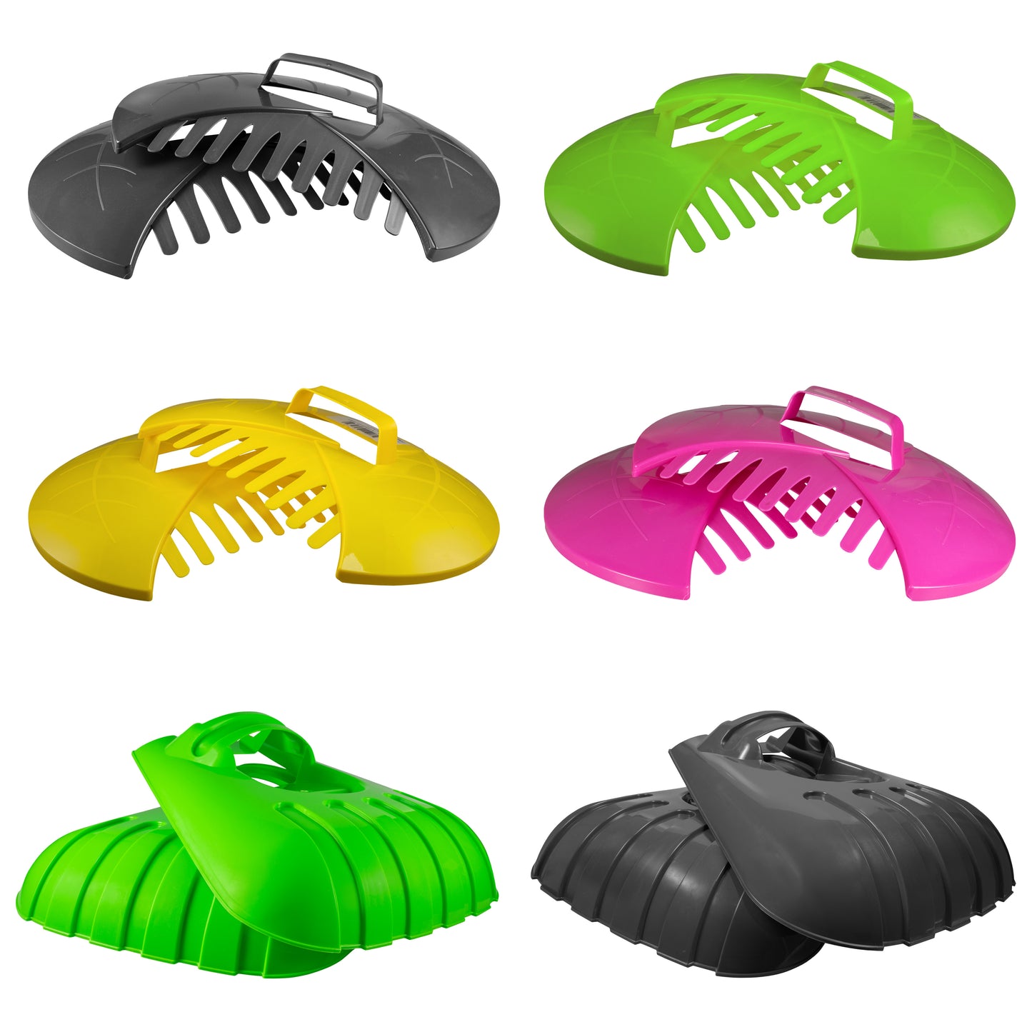 Hand-held Leaf Grabber Rakes Collect Fallen Leaves Garden Lawn Cleaning Scoops
