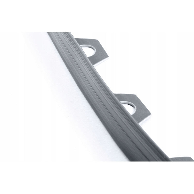 Grey Curved Lawn Edging Set with Pegs, 40mm Height